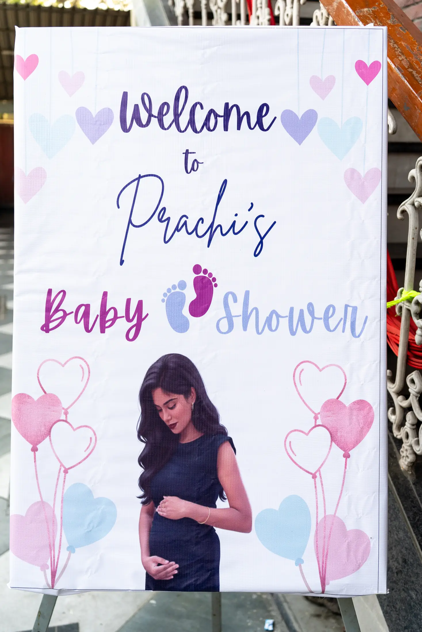 Prashant Prachi baby shower portrait