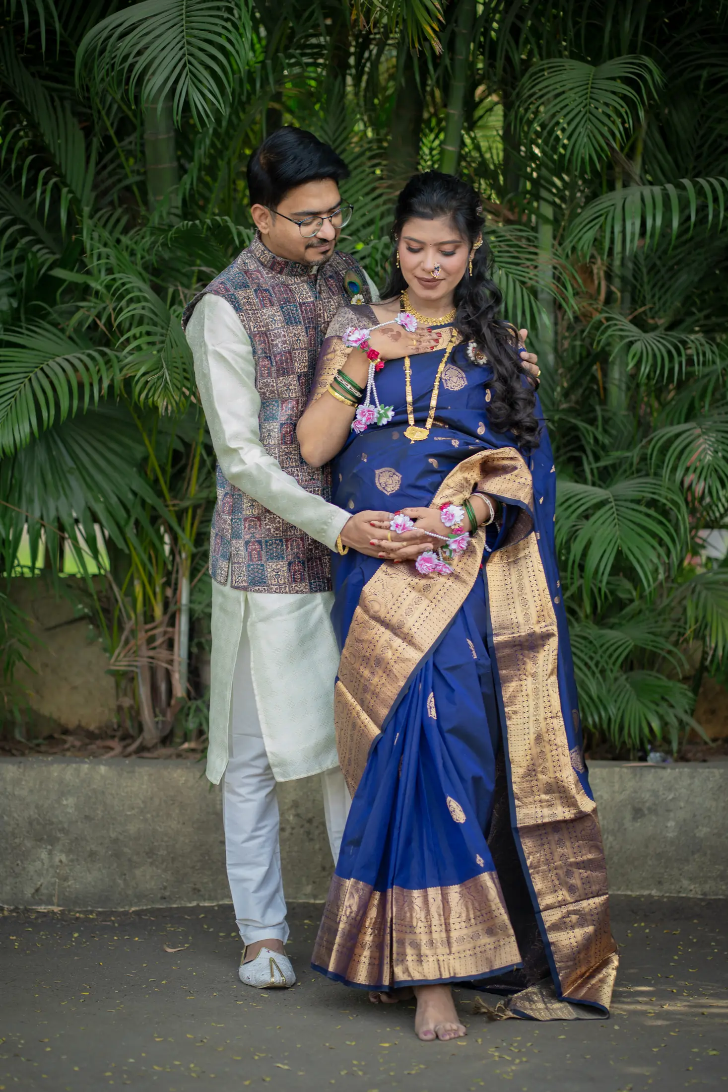 Prashant Prachi baby shower portrait 8