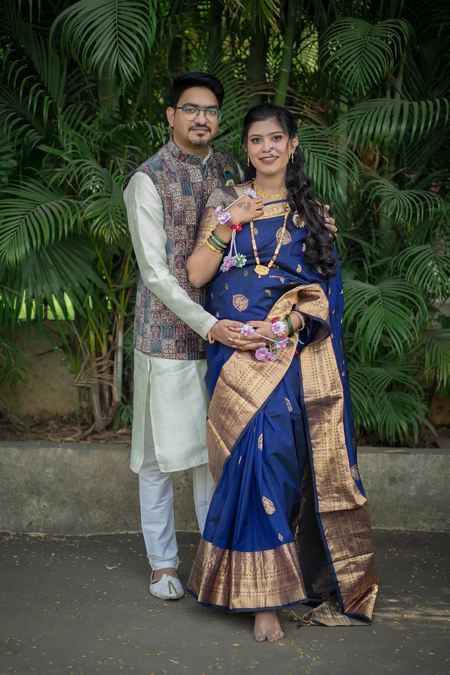 Prashant Prachi baby shower portrait 9