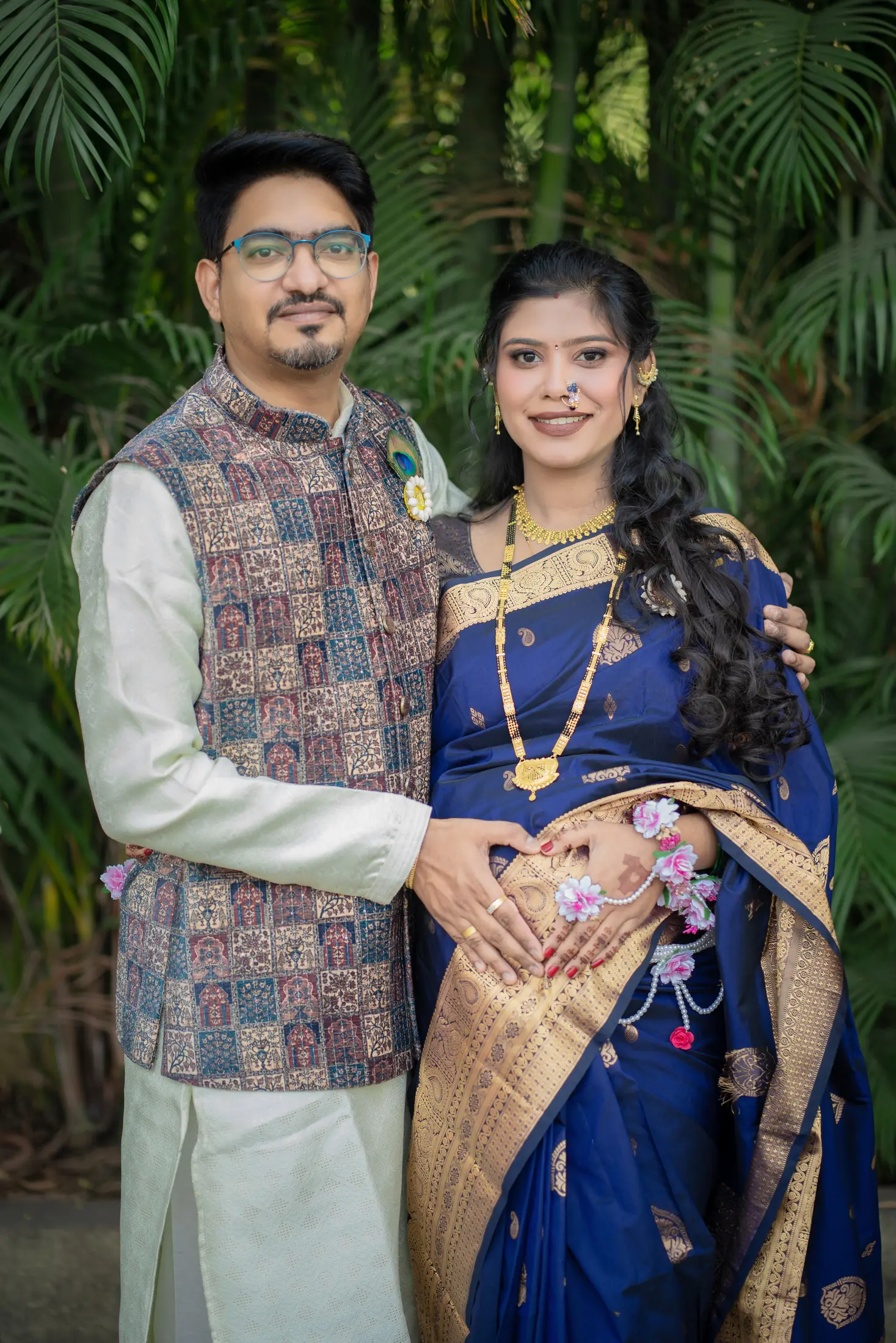 Prashant Prachi baby shower portrait 10