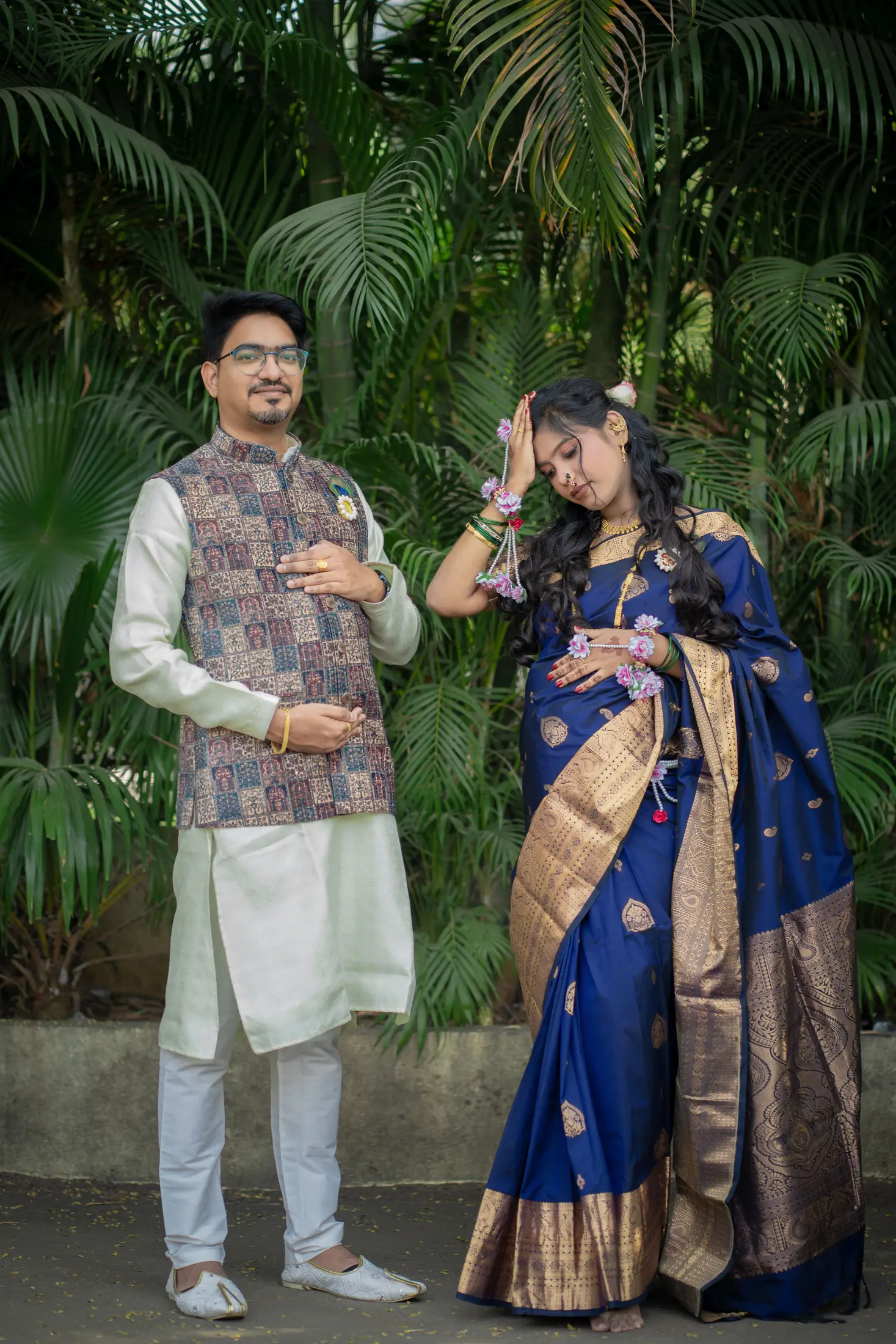Prashant Prachi baby shower portrait 12