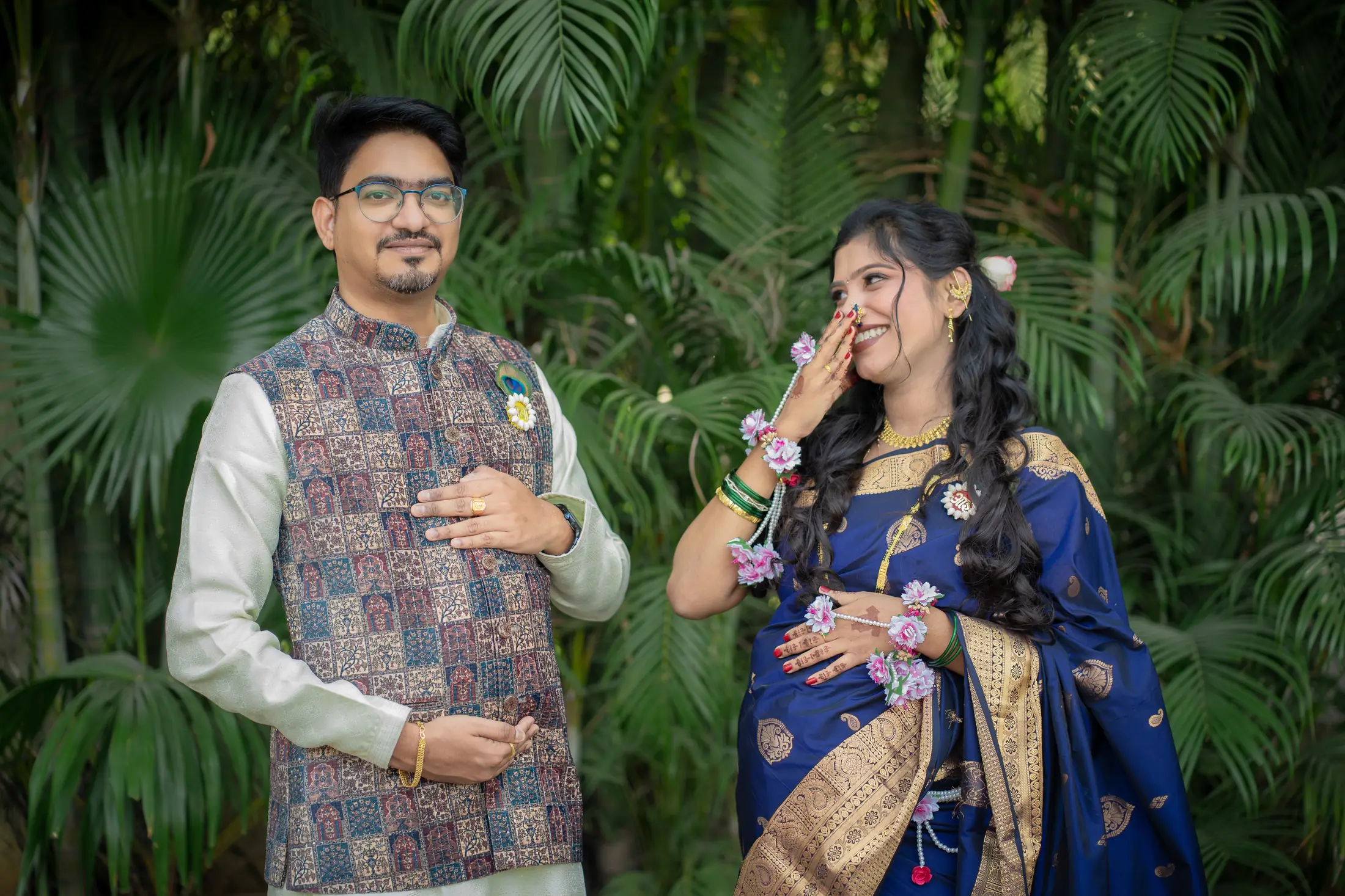 Prashant Prachi baby shower portrait 13