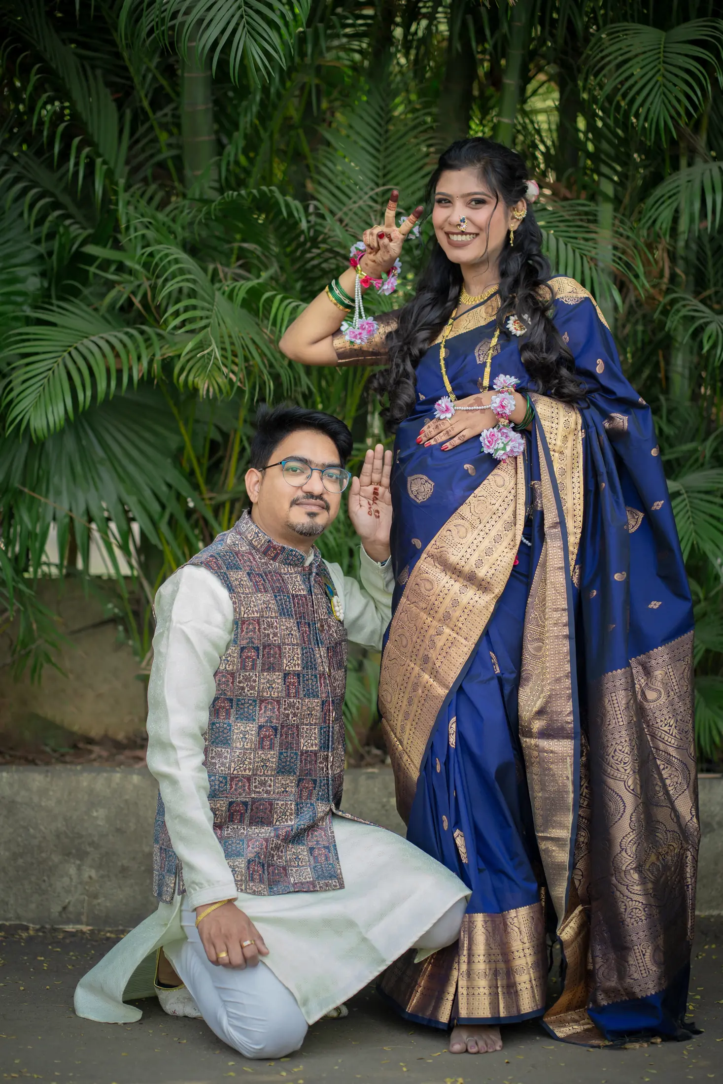 Prashant Prachi baby shower portrait 14