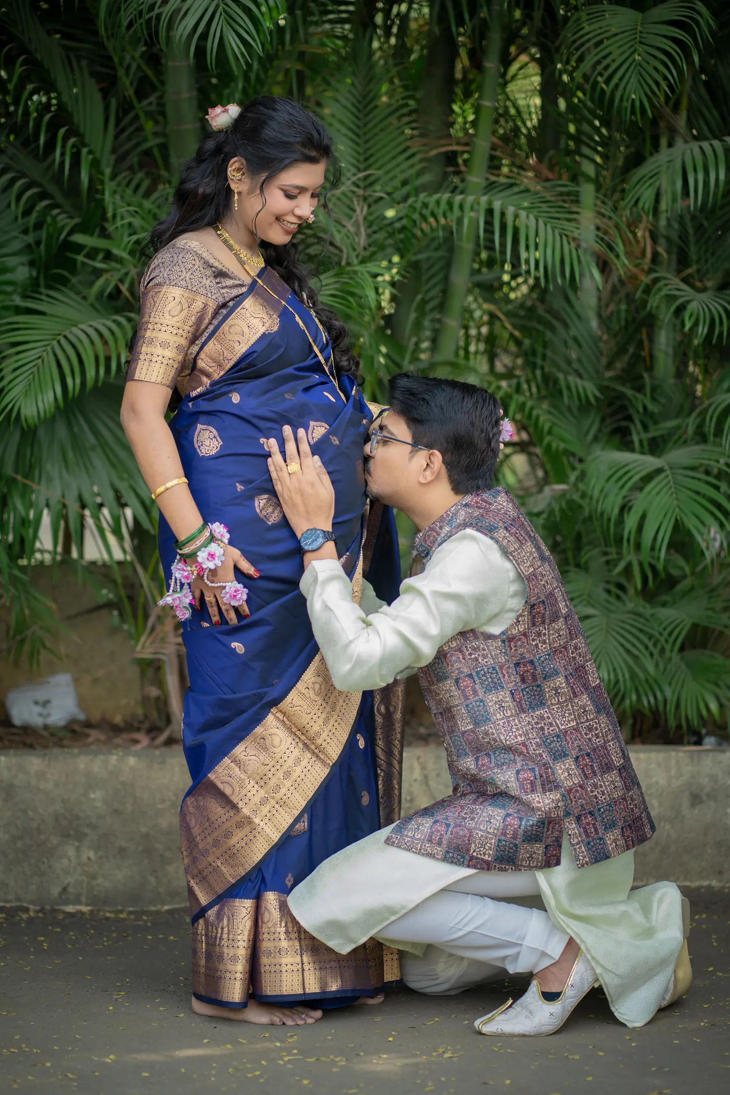 Prashant Prachi baby shower portrait 15