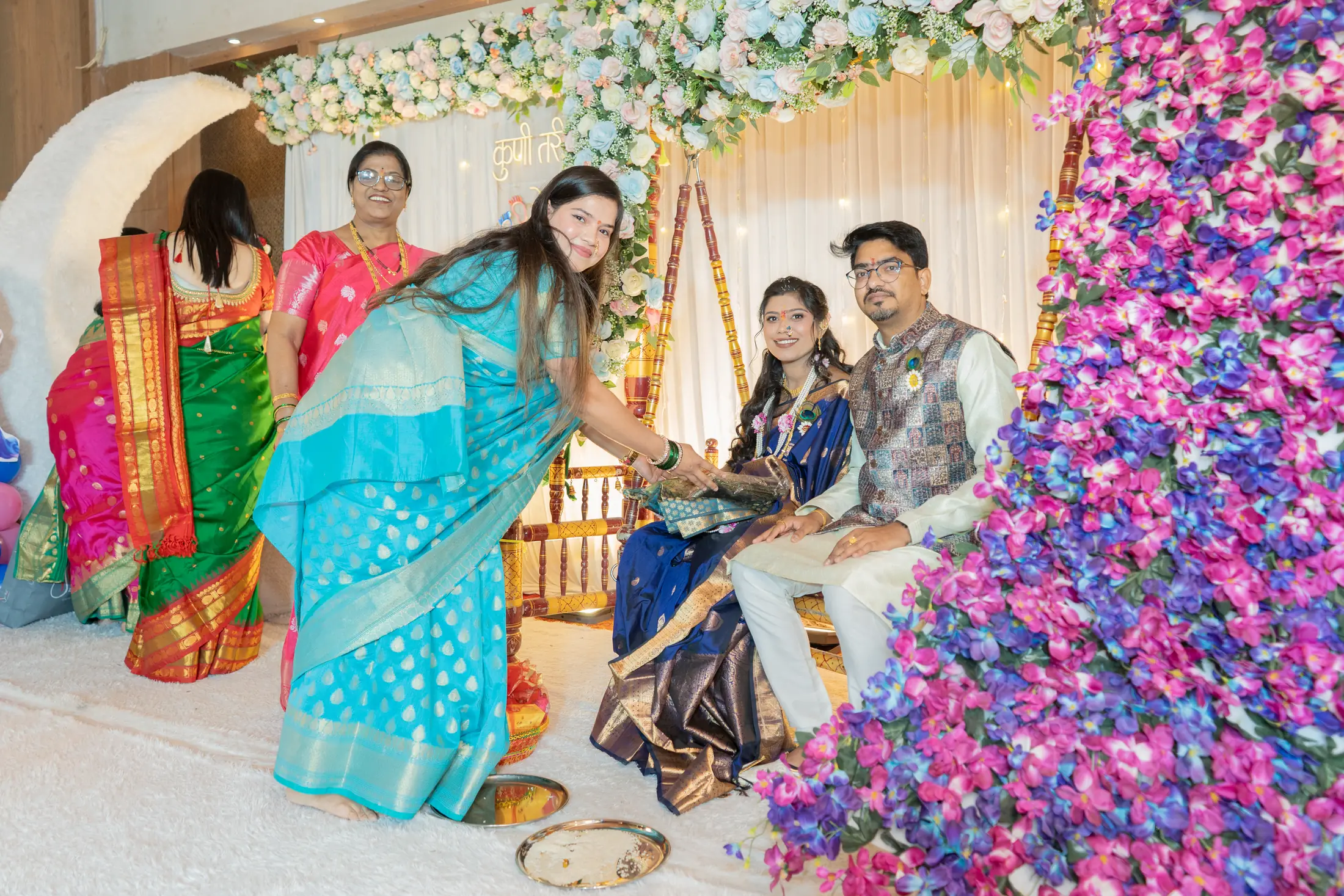 Prashant Prachi baby shower portrait 27