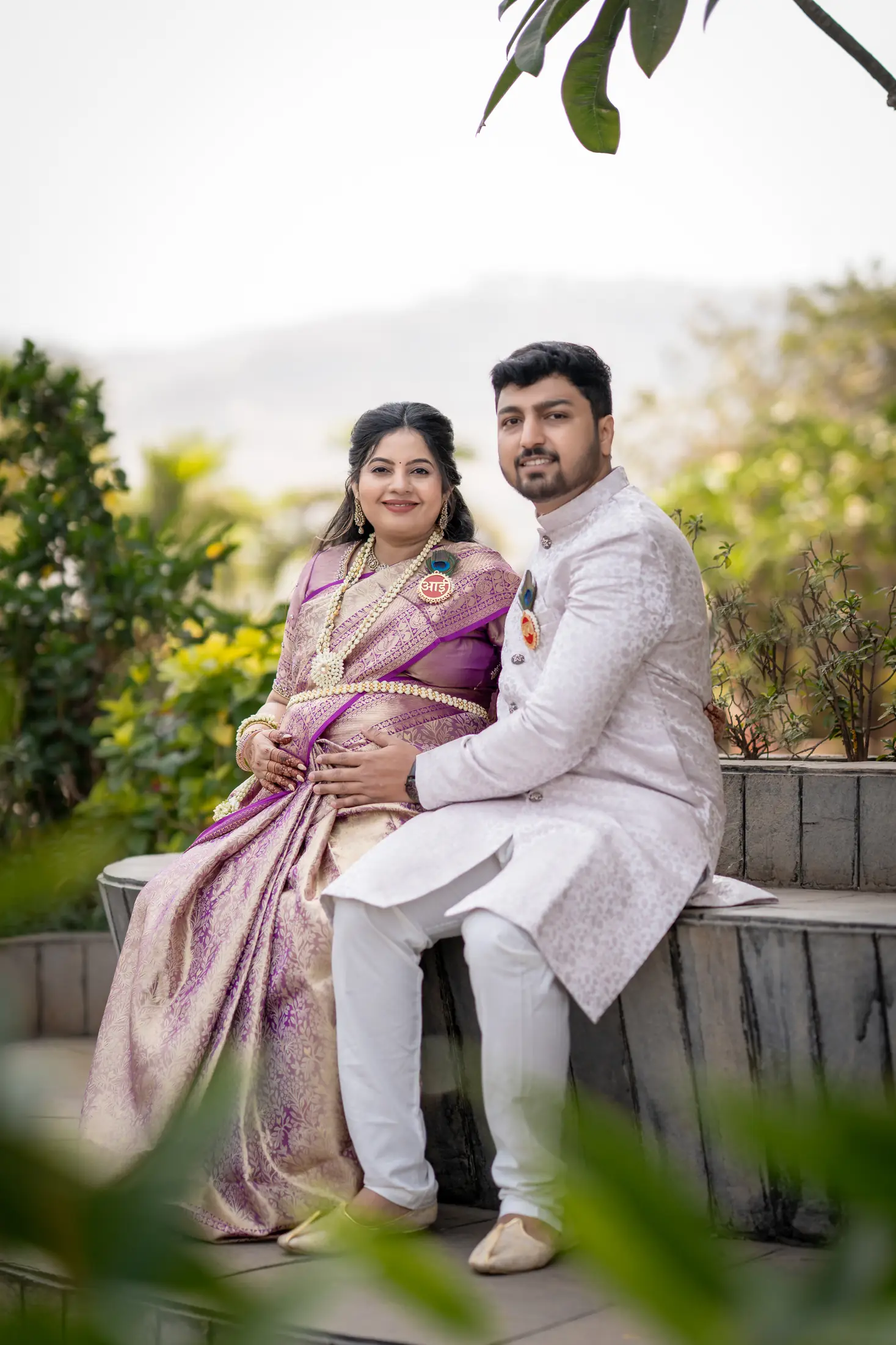 Suvarna Amey baby shower portrait 13