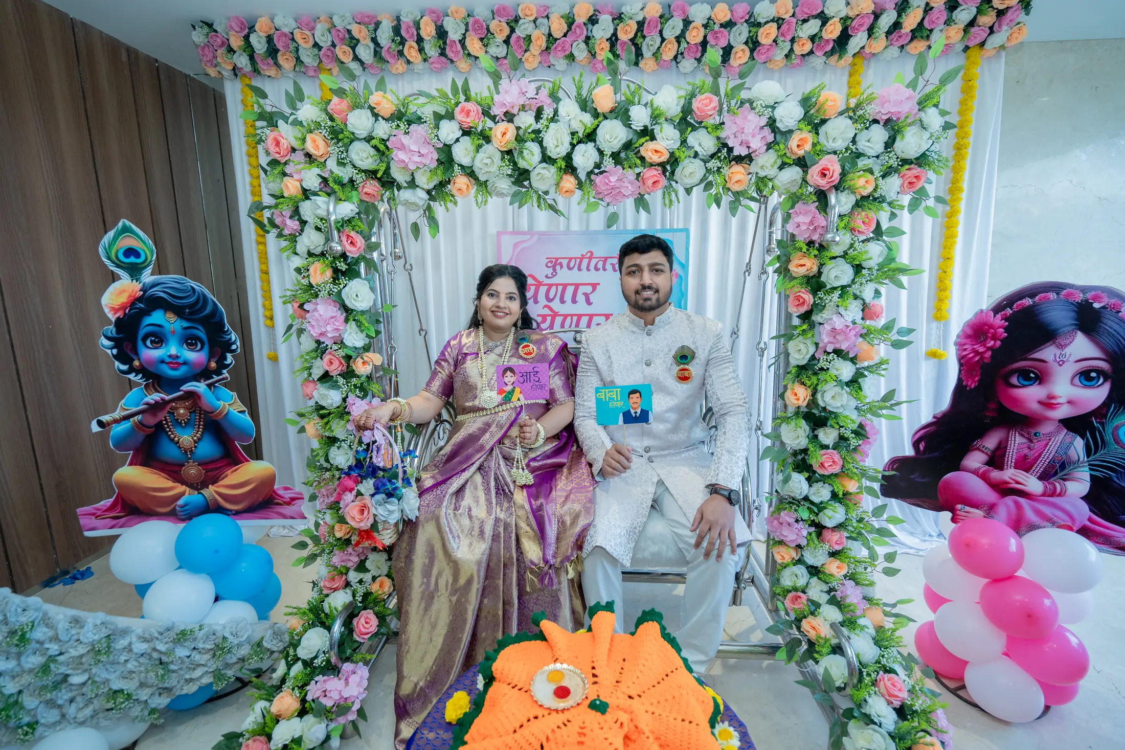 Suvarna Amey baby shower portrait 18