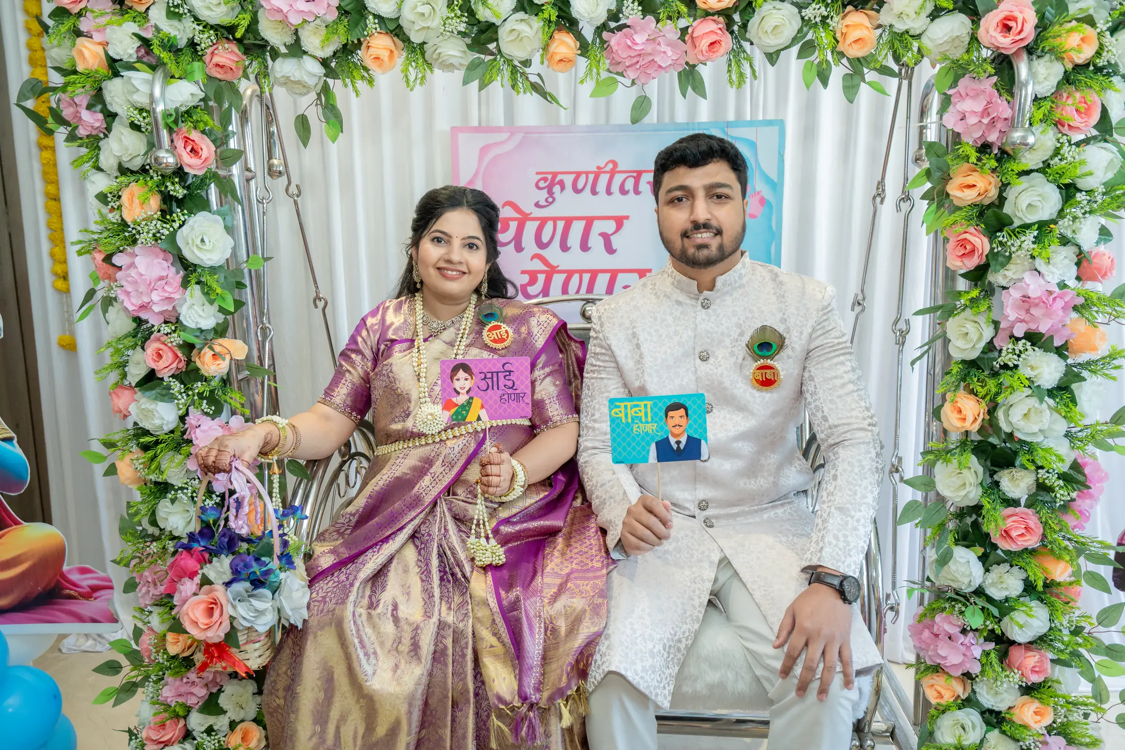 Suvarna Amey baby shower portrait 19