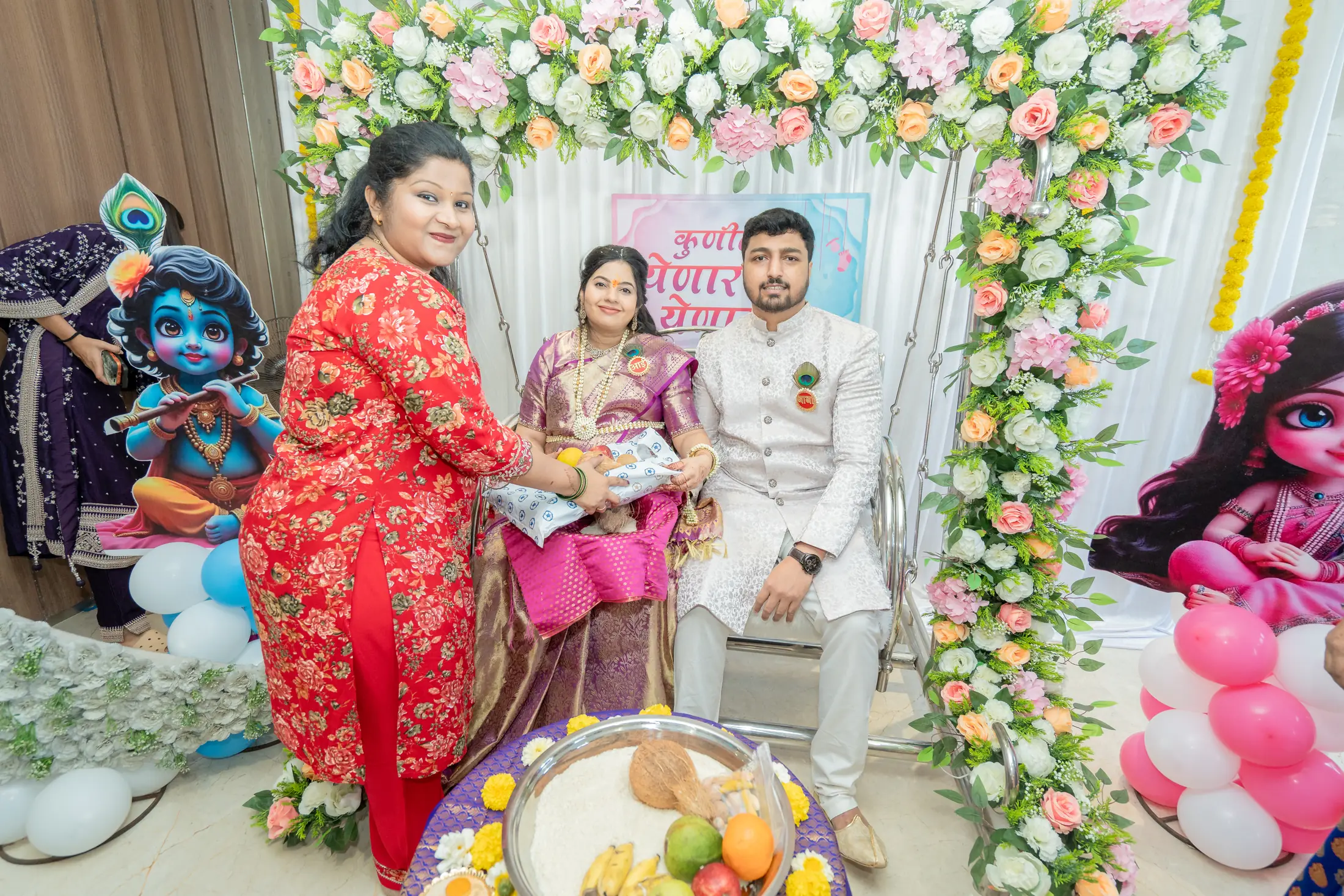 Suvarna Amey baby shower portrait 20