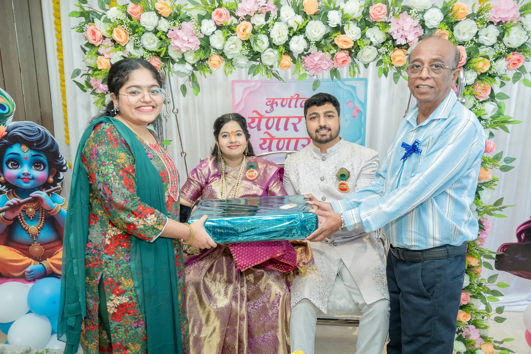 Suvarna Amey baby shower portrait 21