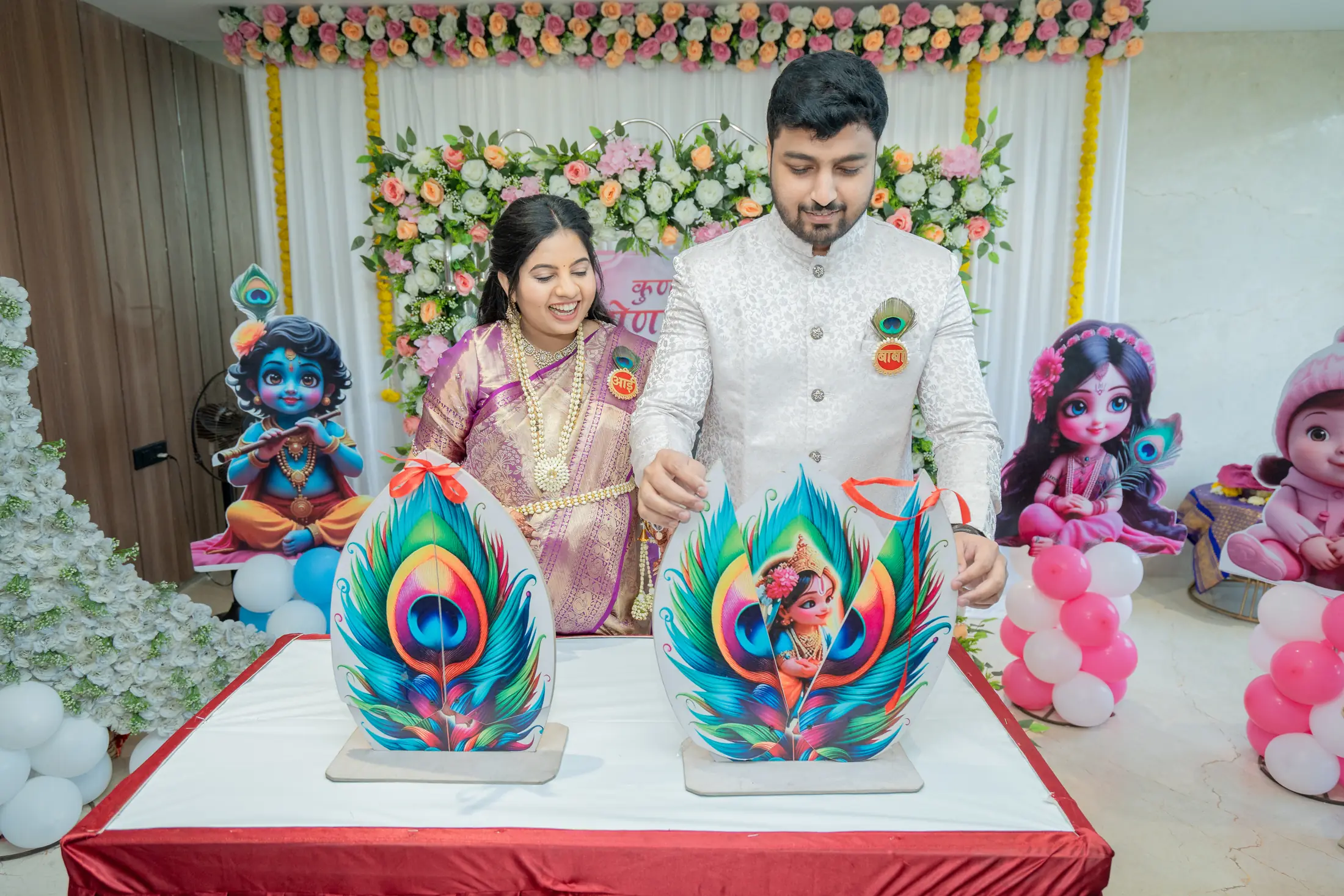Suvarna Amey baby shower portrait 22
