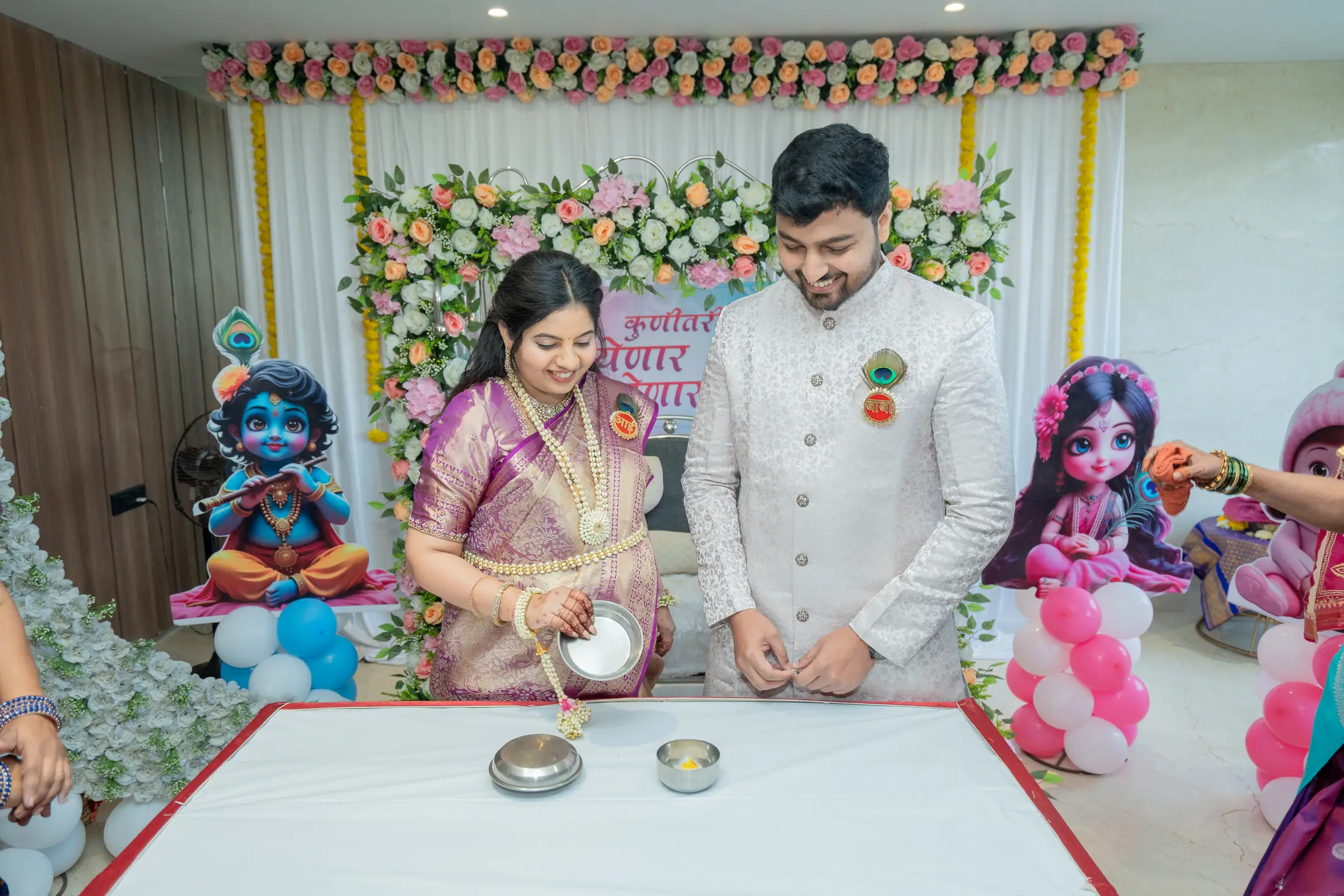 Suvarna Amey baby shower portrait 24