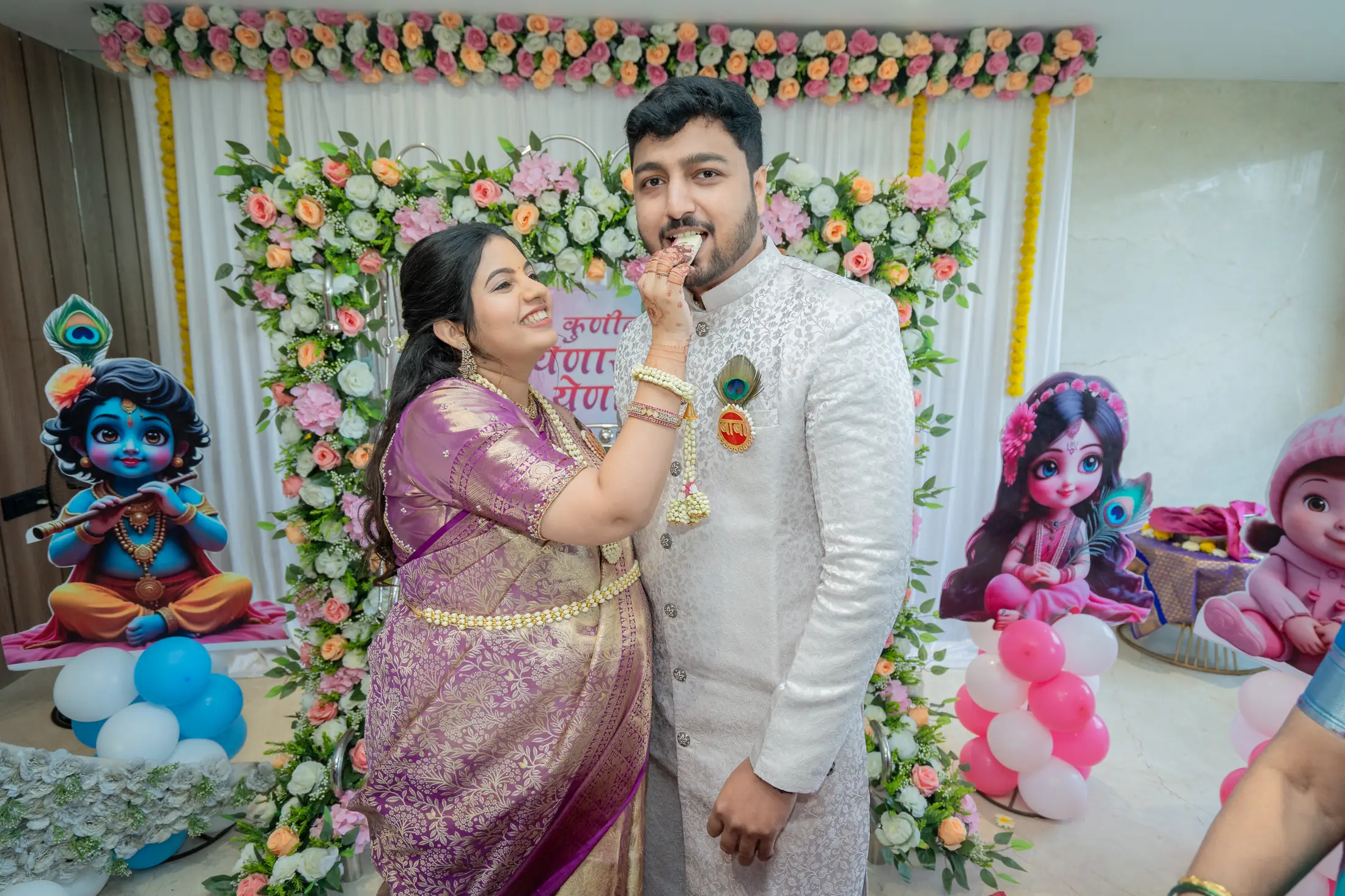 Suvarna Amey baby shower portrait 26