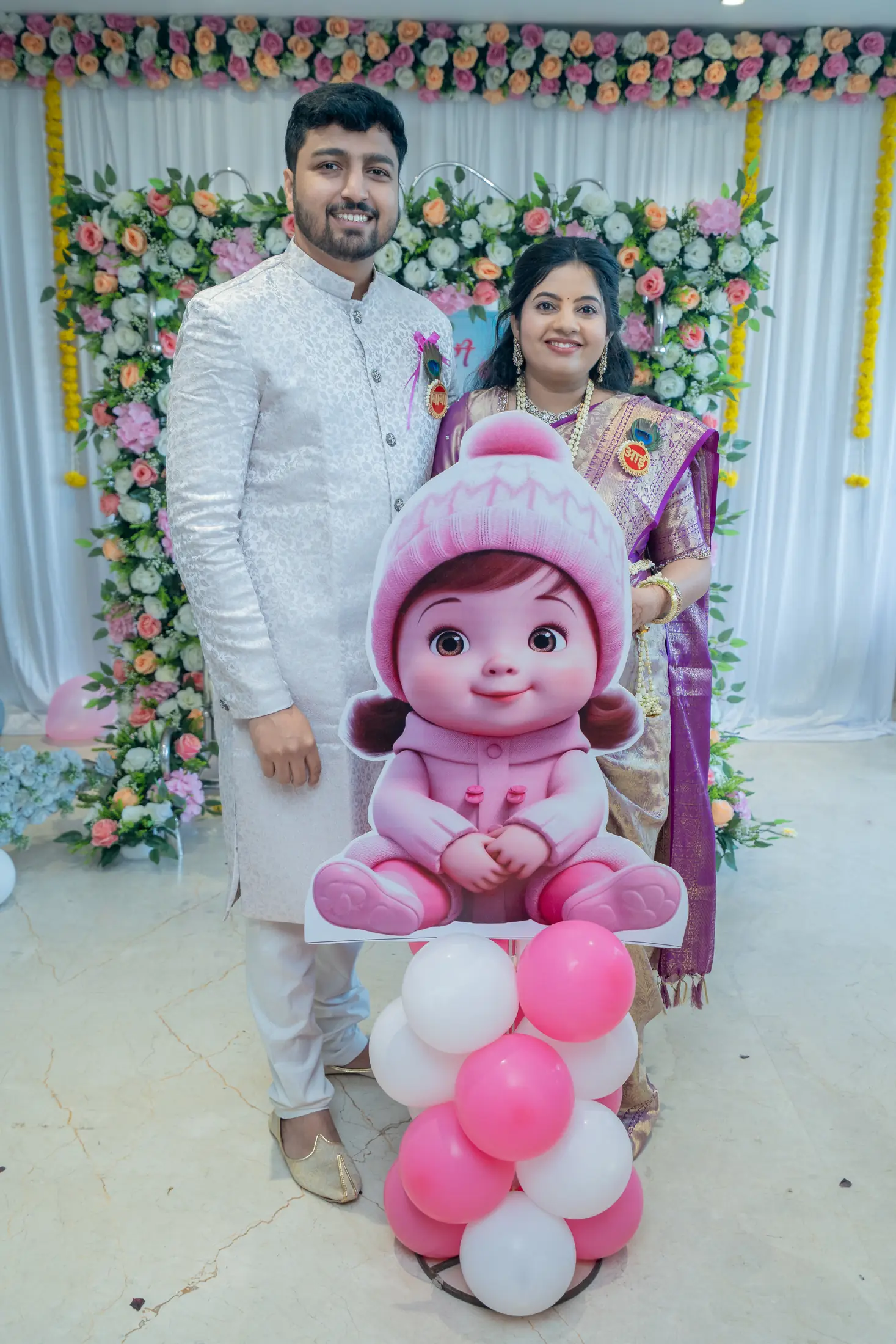 Suvarna Amey baby shower portrait 32