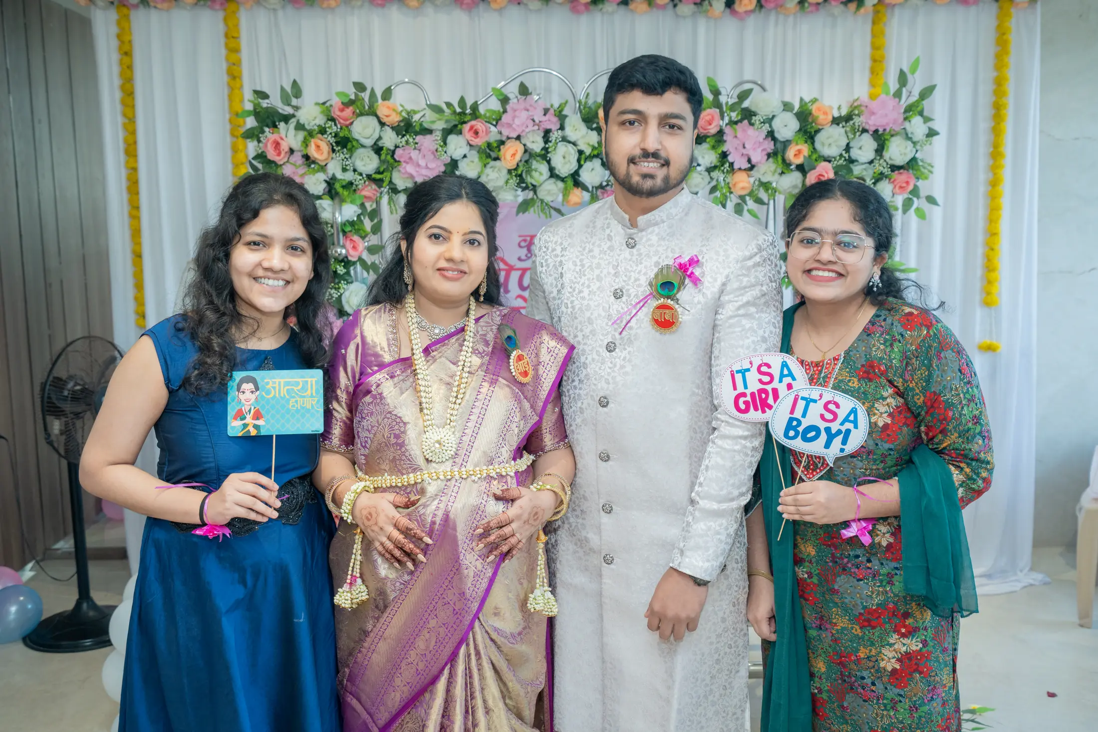 Suvarna Amey baby shower portrait 34