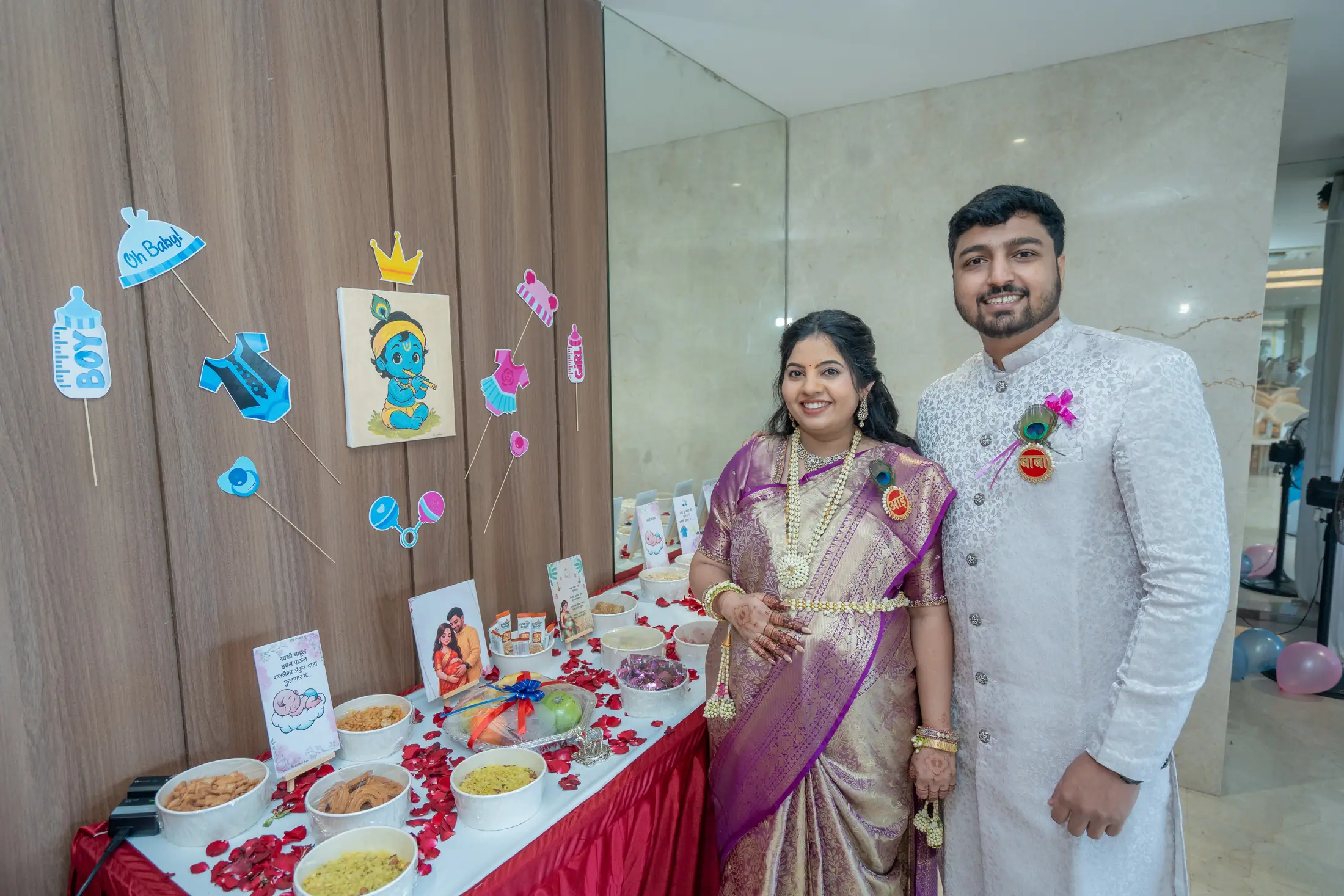 Suvarna Amey baby shower portrait 35