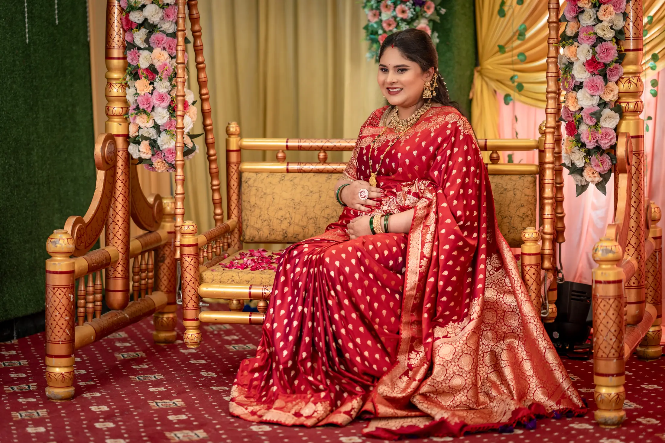 Vinay Aishwarya baby shower portrait 3