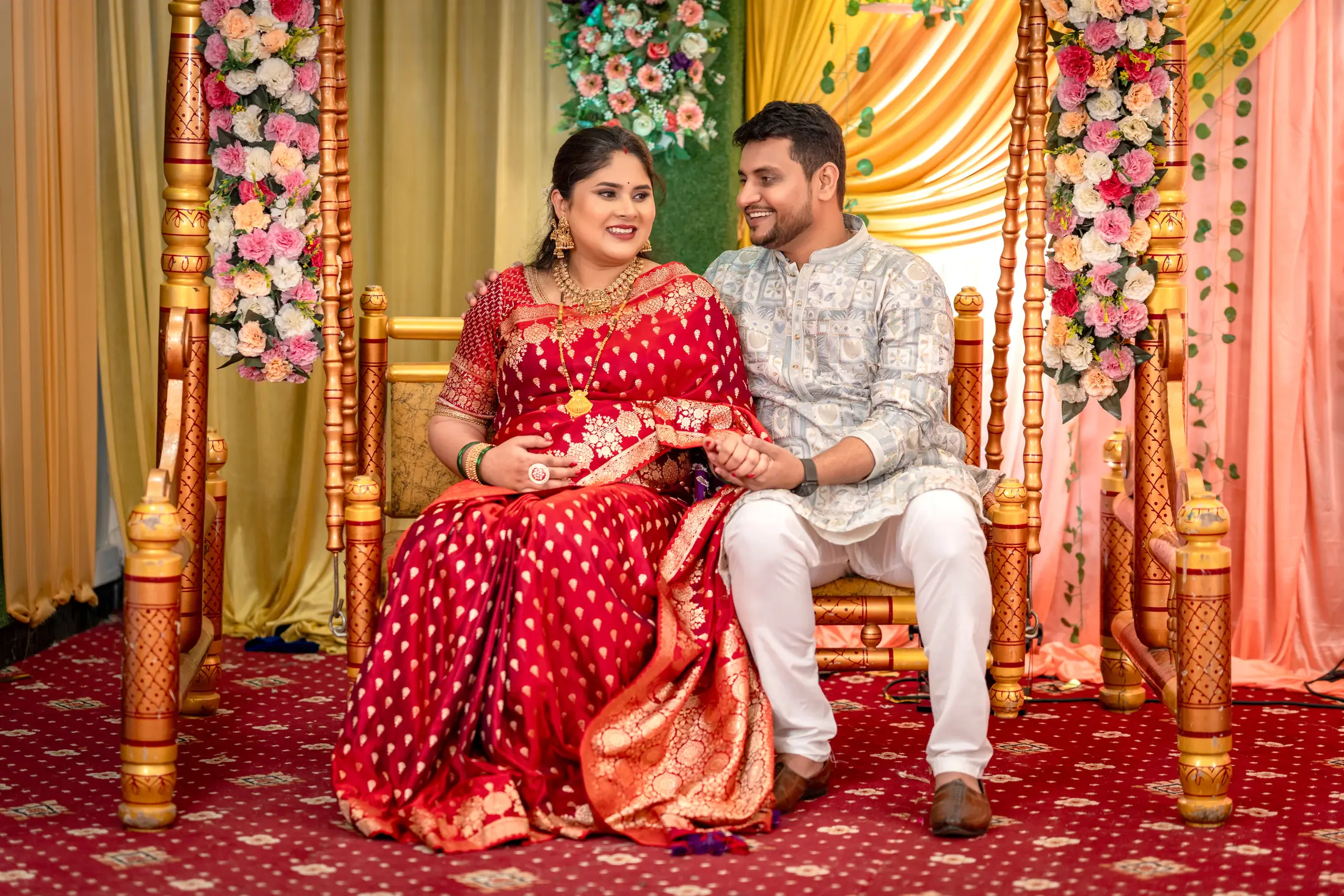 Vinay Aishwarya baby shower portrait 4