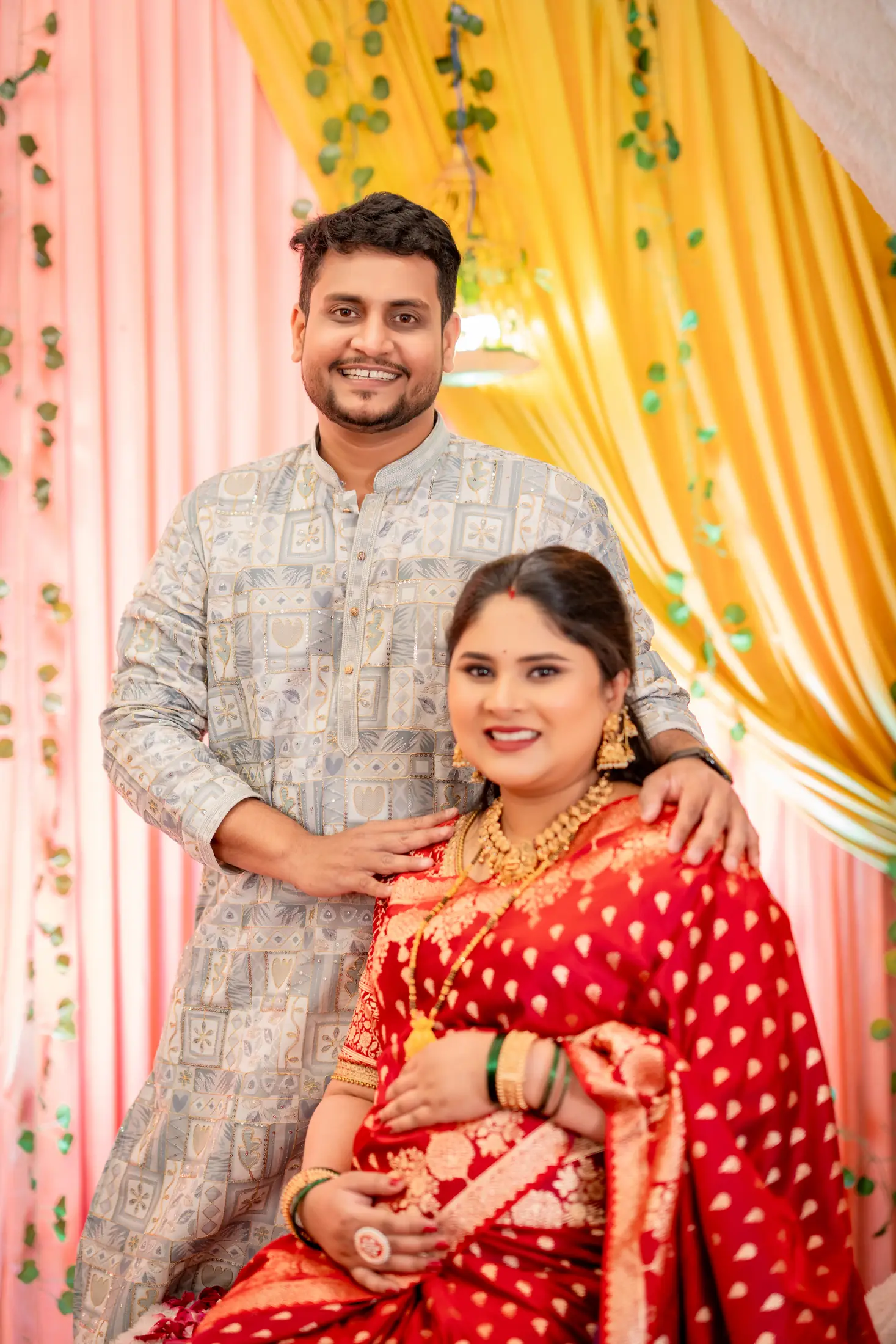 Vinay Aishwarya baby shower portrait 5