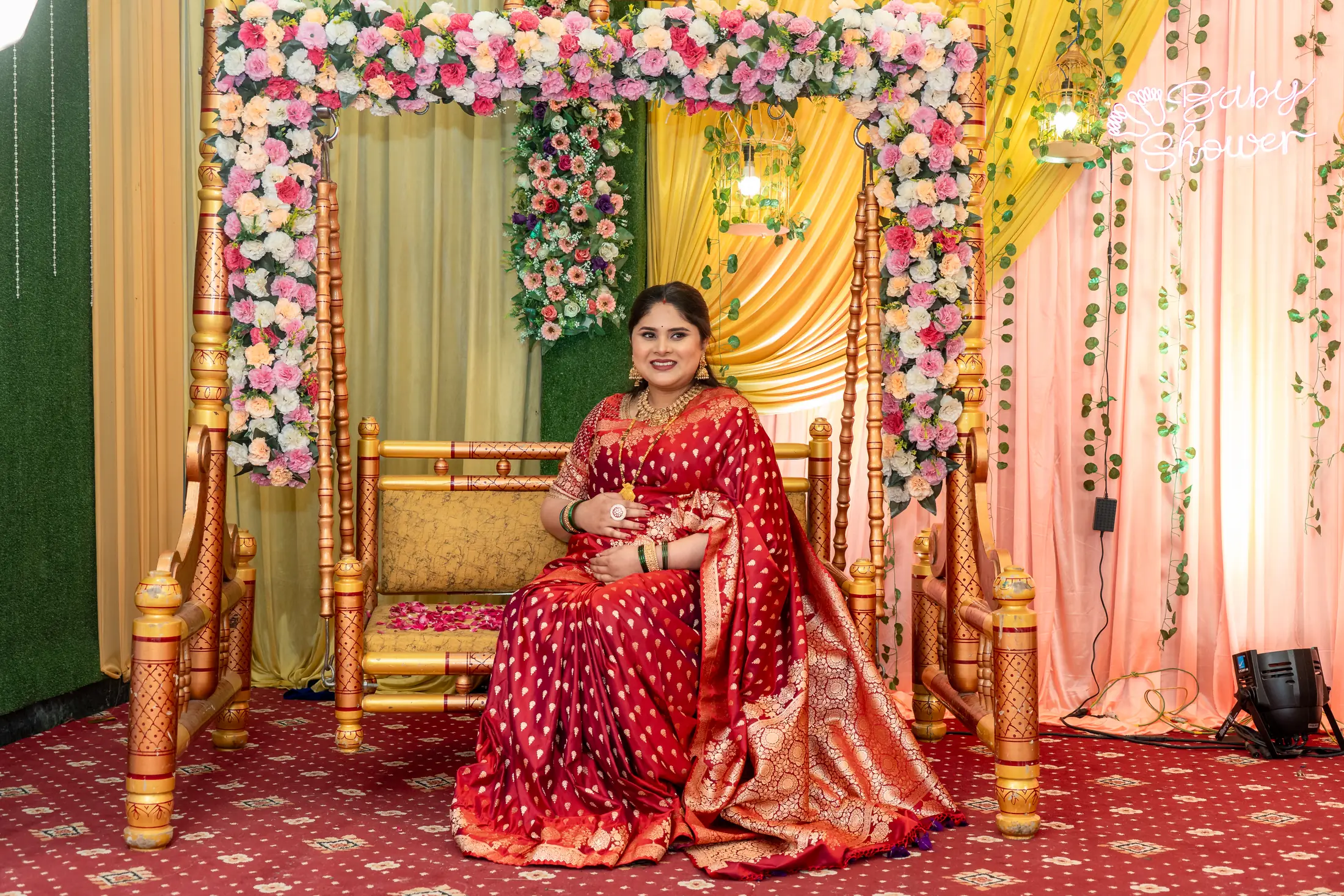 Vinay Aishwarya baby shower portrait 16