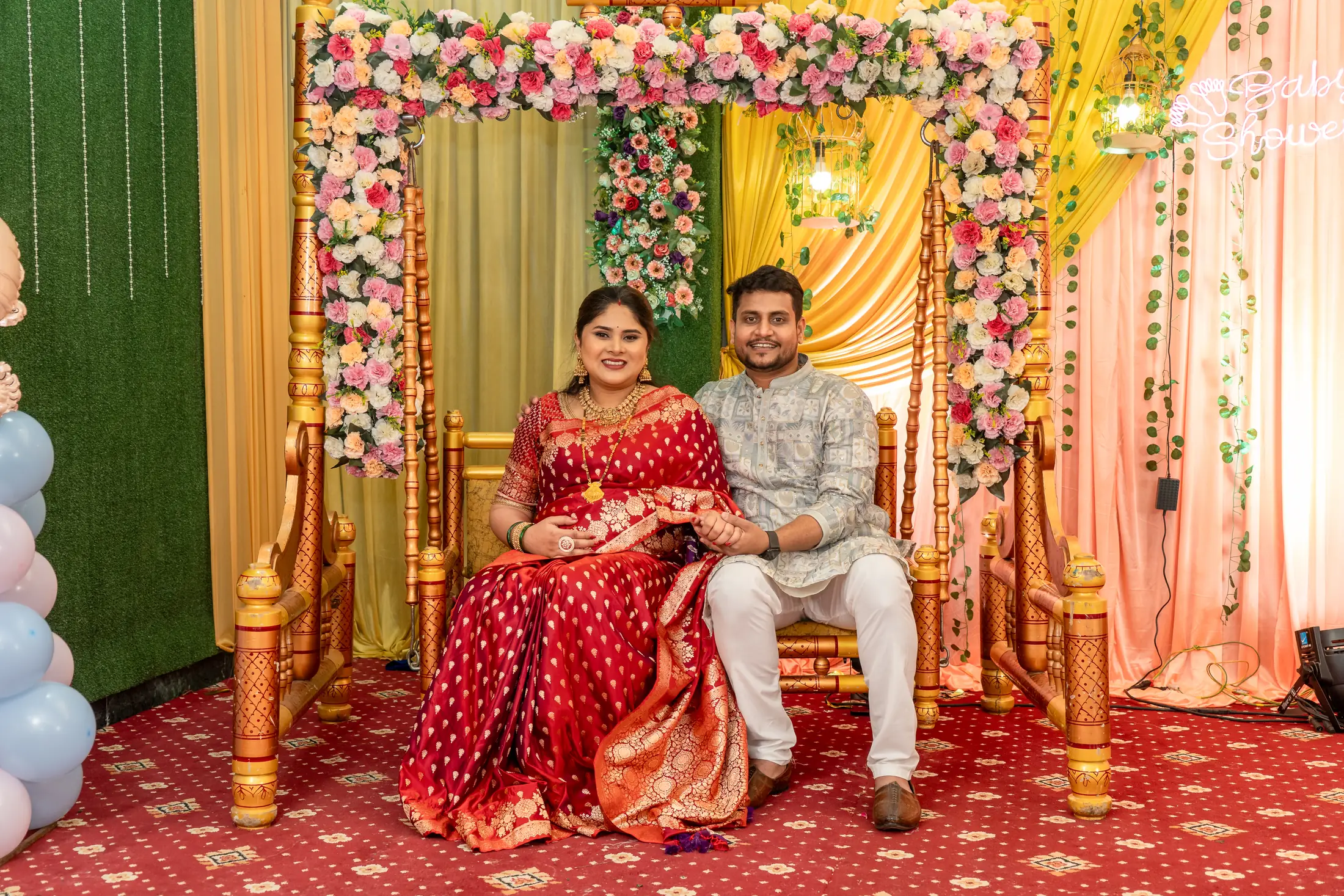 Vinay Aishwarya baby shower portrait 18
