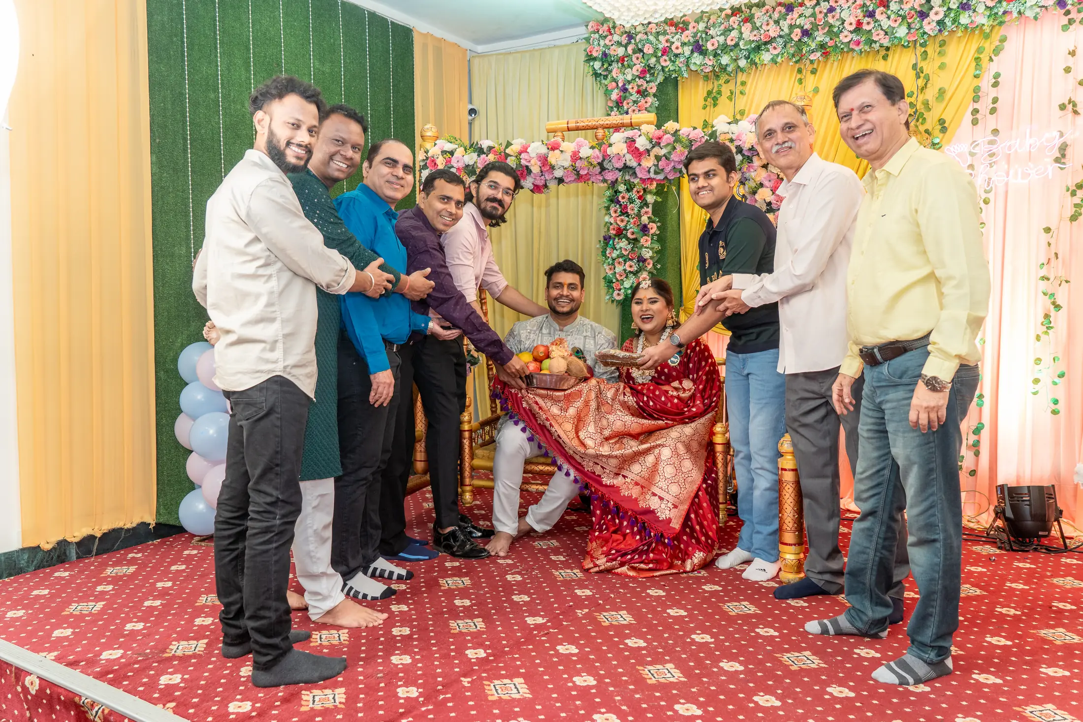 Vinay Aishwarya baby shower portrait 27