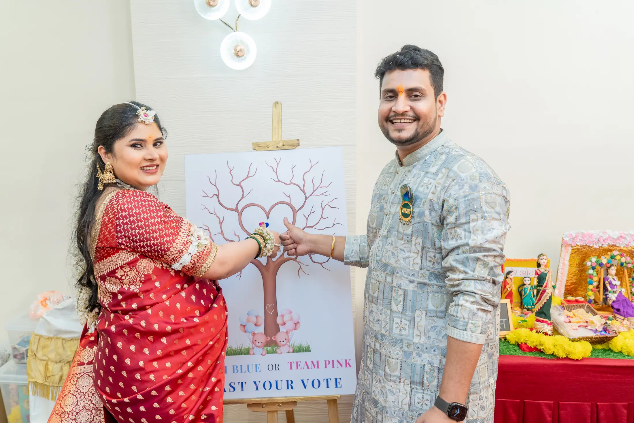 Vinay Aishwarya baby shower portrait 29