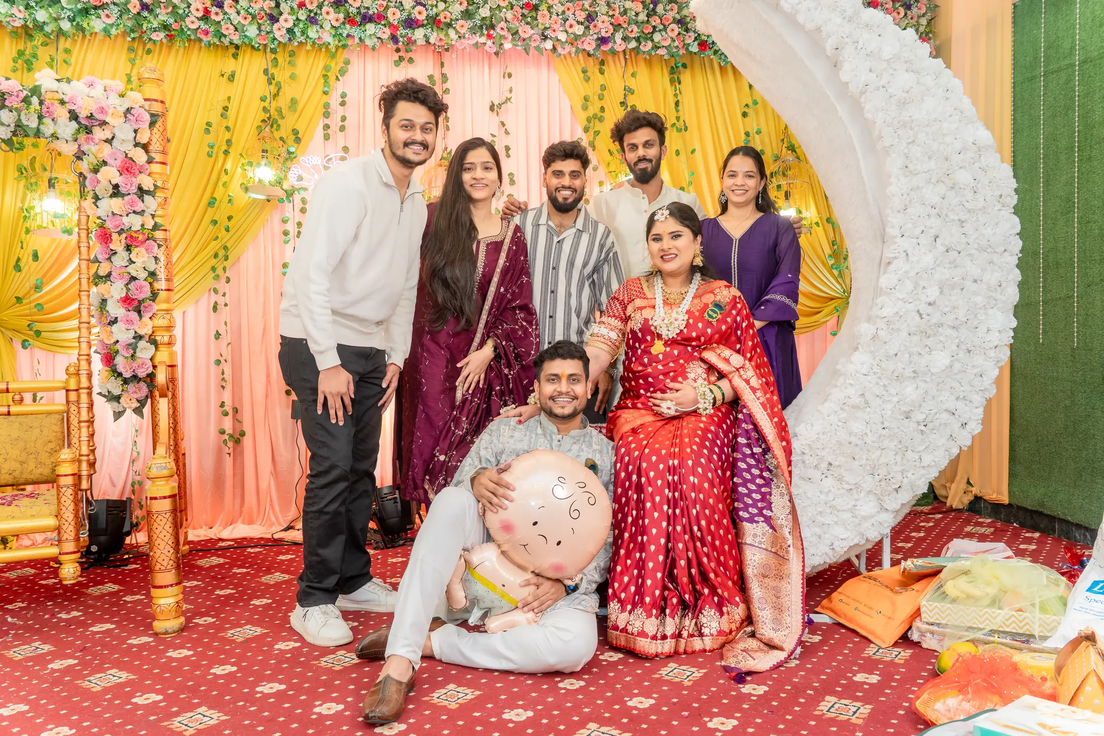 Vinay Aishwarya baby shower portrait 31