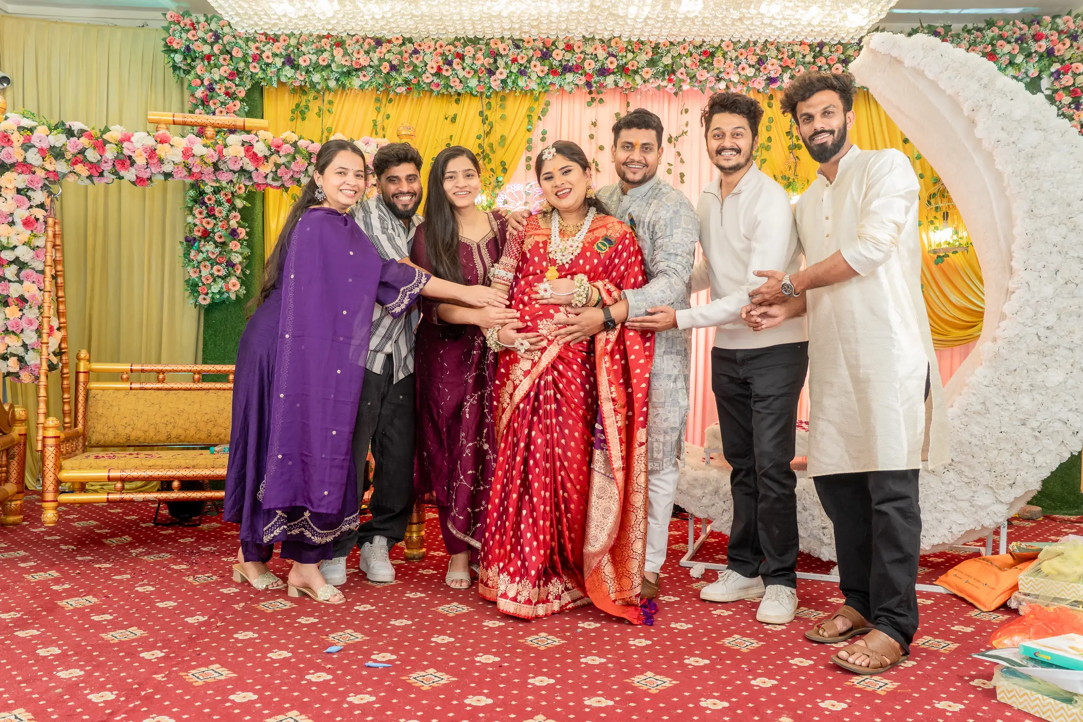 Vinay Aishwarya baby shower portrait 32
