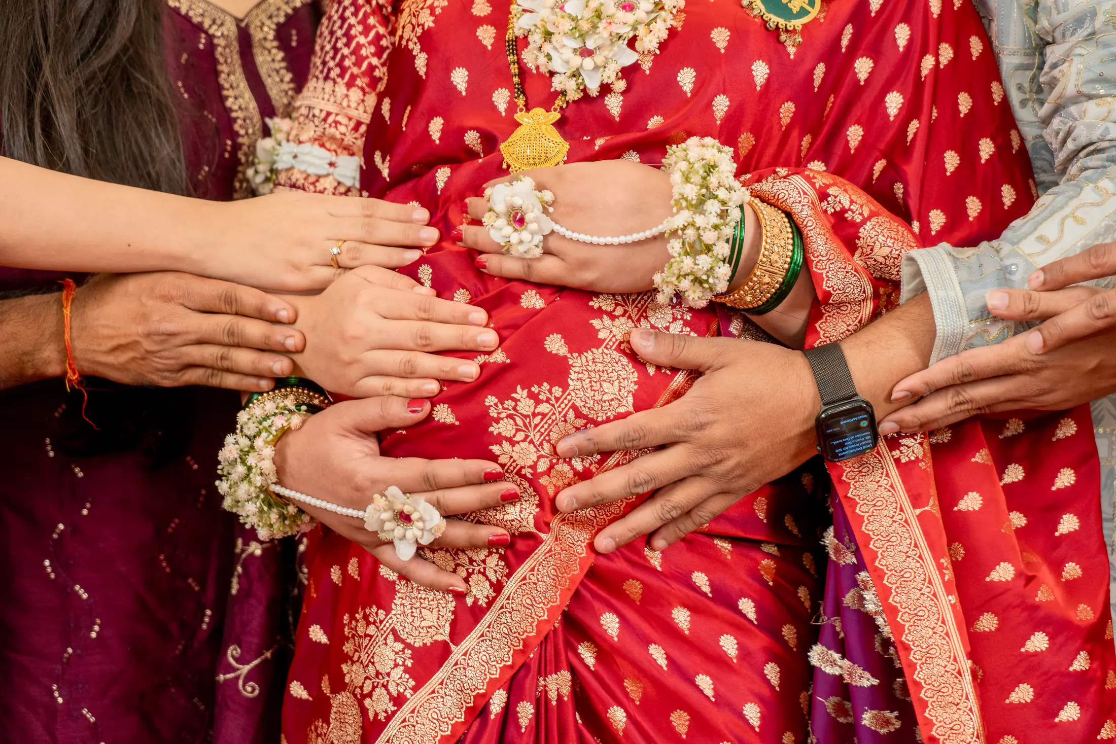 Vinay Aishwarya baby shower portrait 33