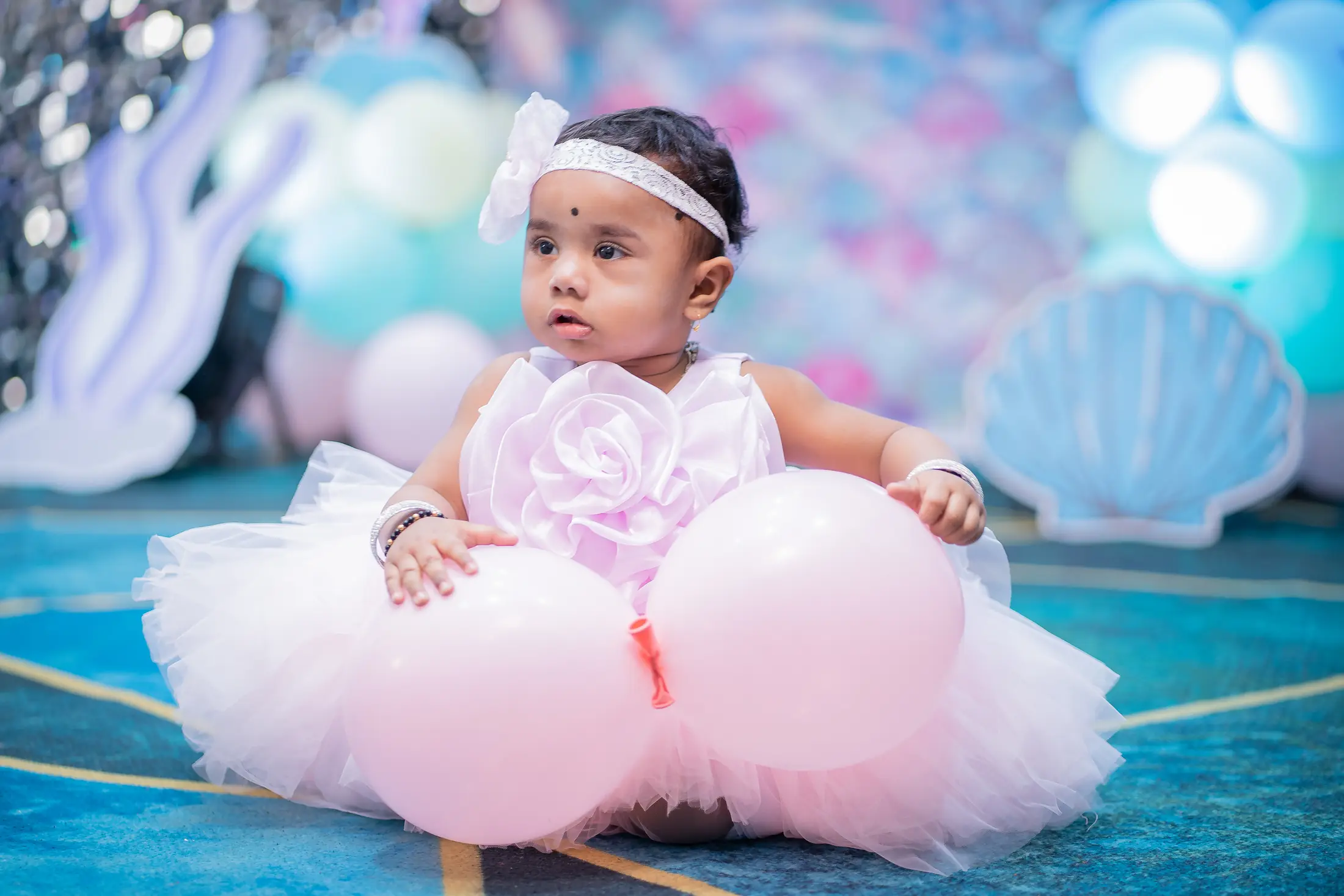 Veda birthday celebration portrait 9