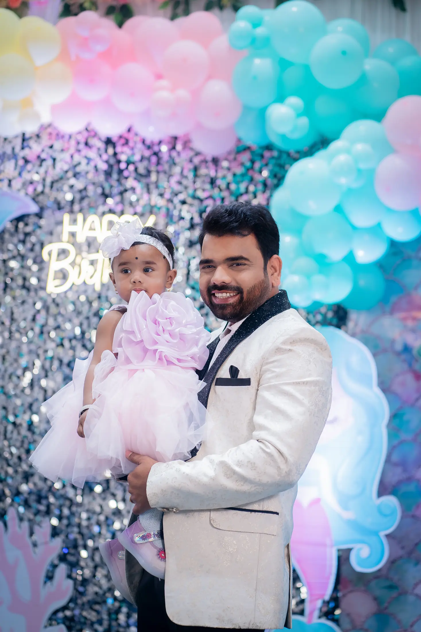 Veda birthday celebration portrait 13