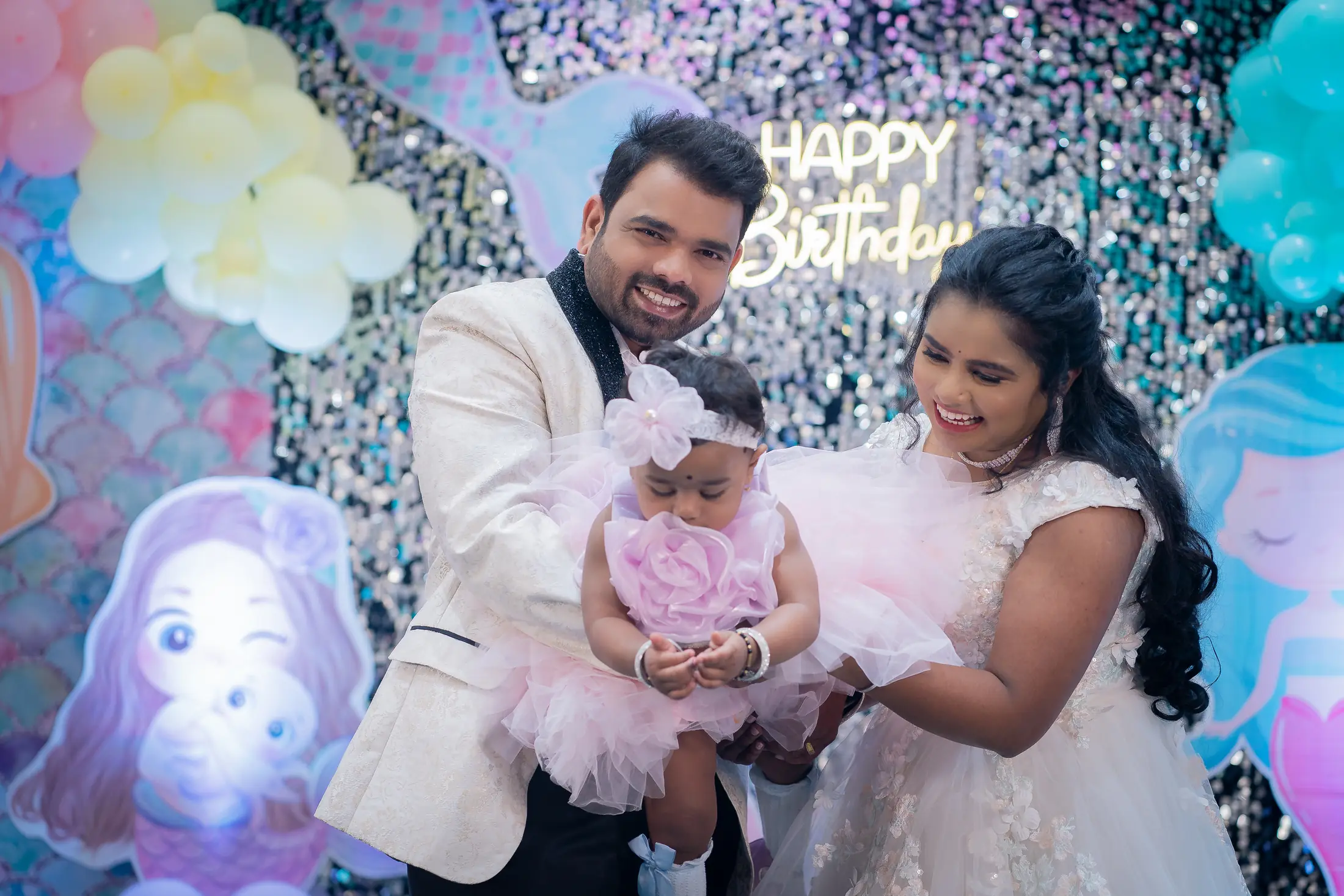 Veda birthday celebration portrait 17