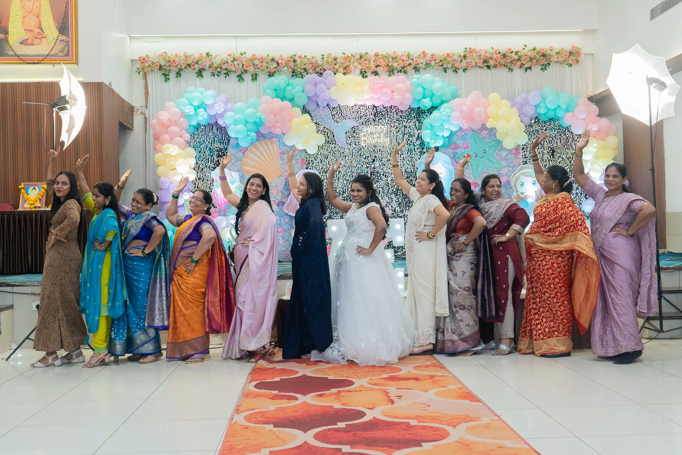 Veda birthday celebration portrait 27
