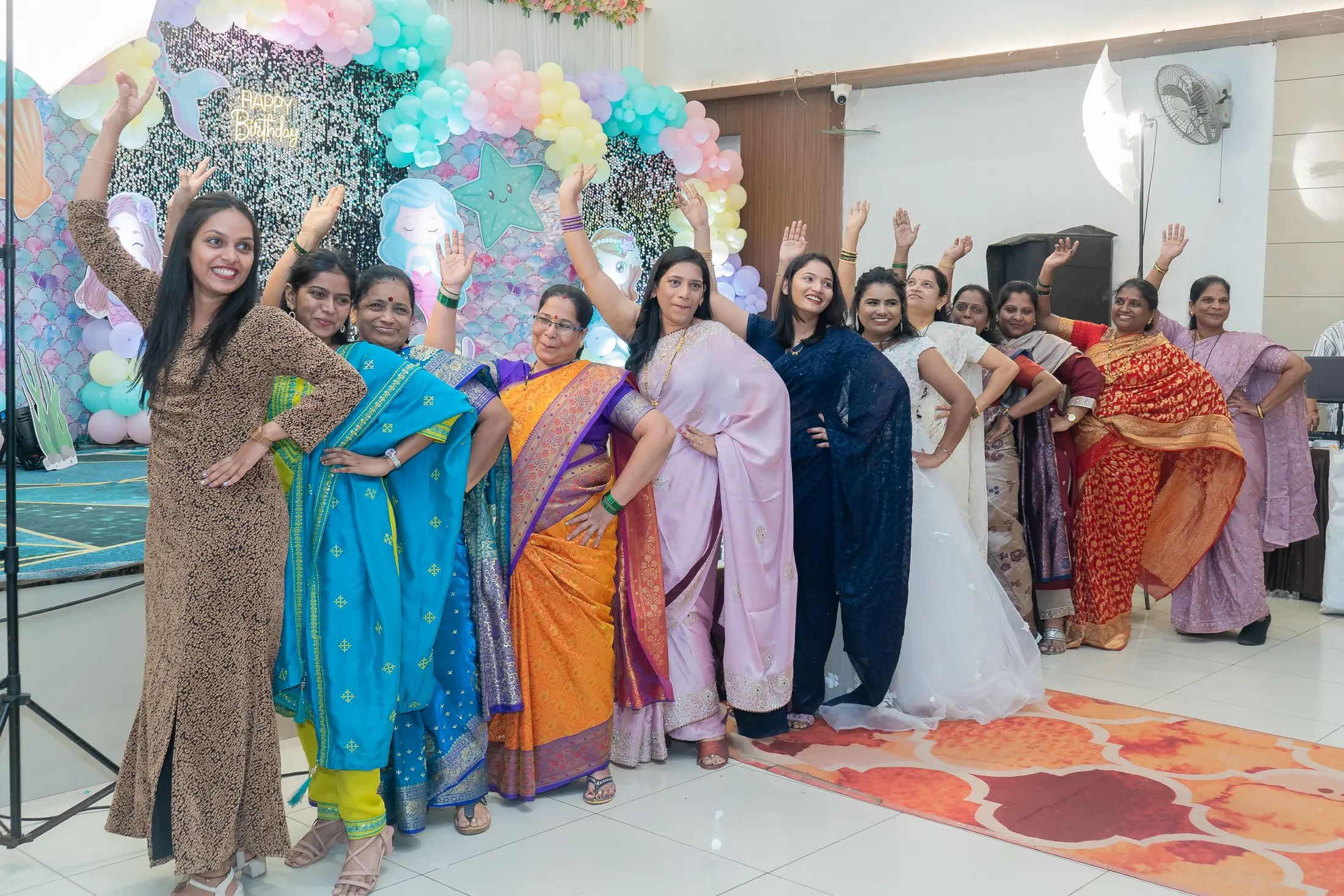 Veda birthday celebration portrait 28