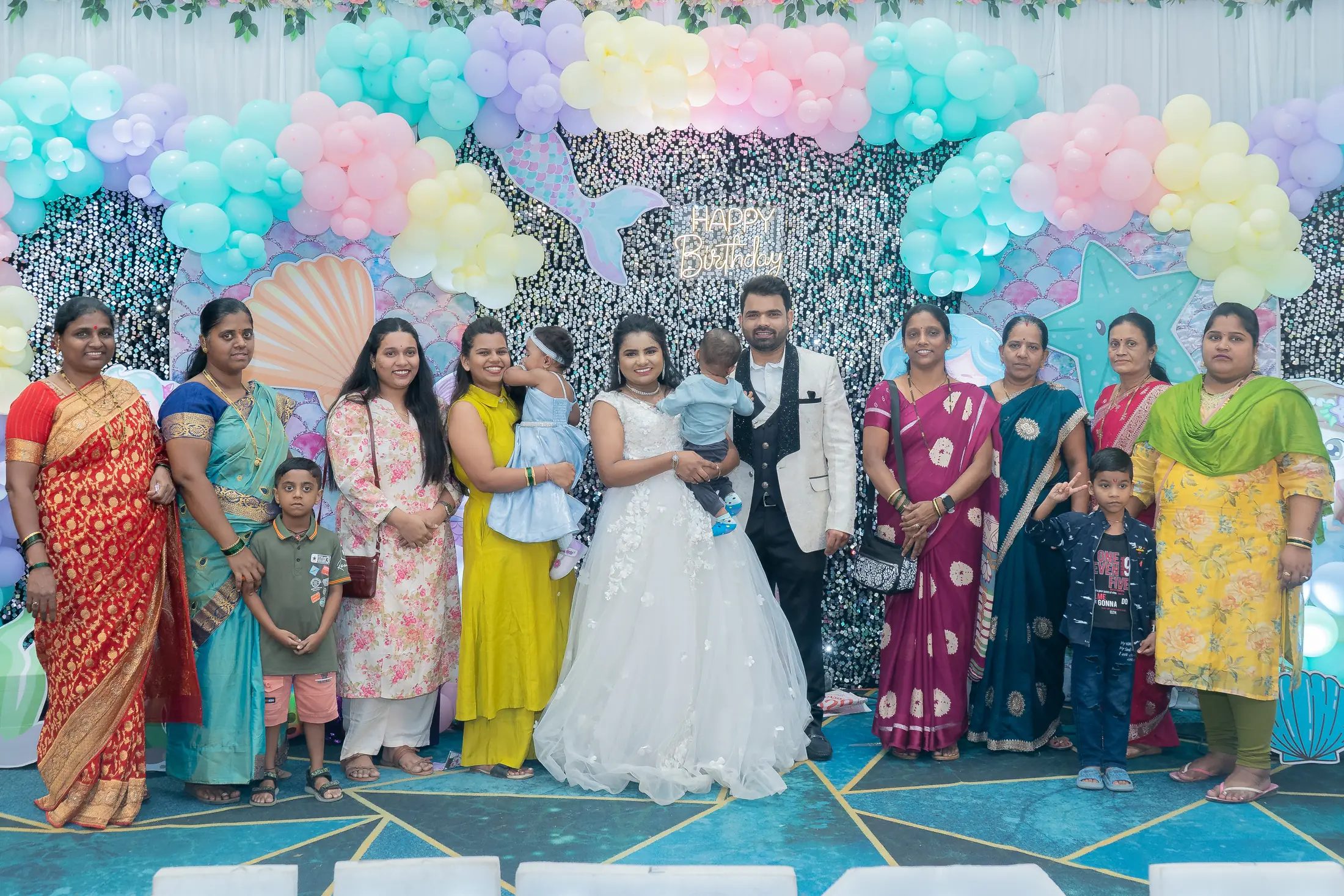 Veda birthday celebration portrait 36