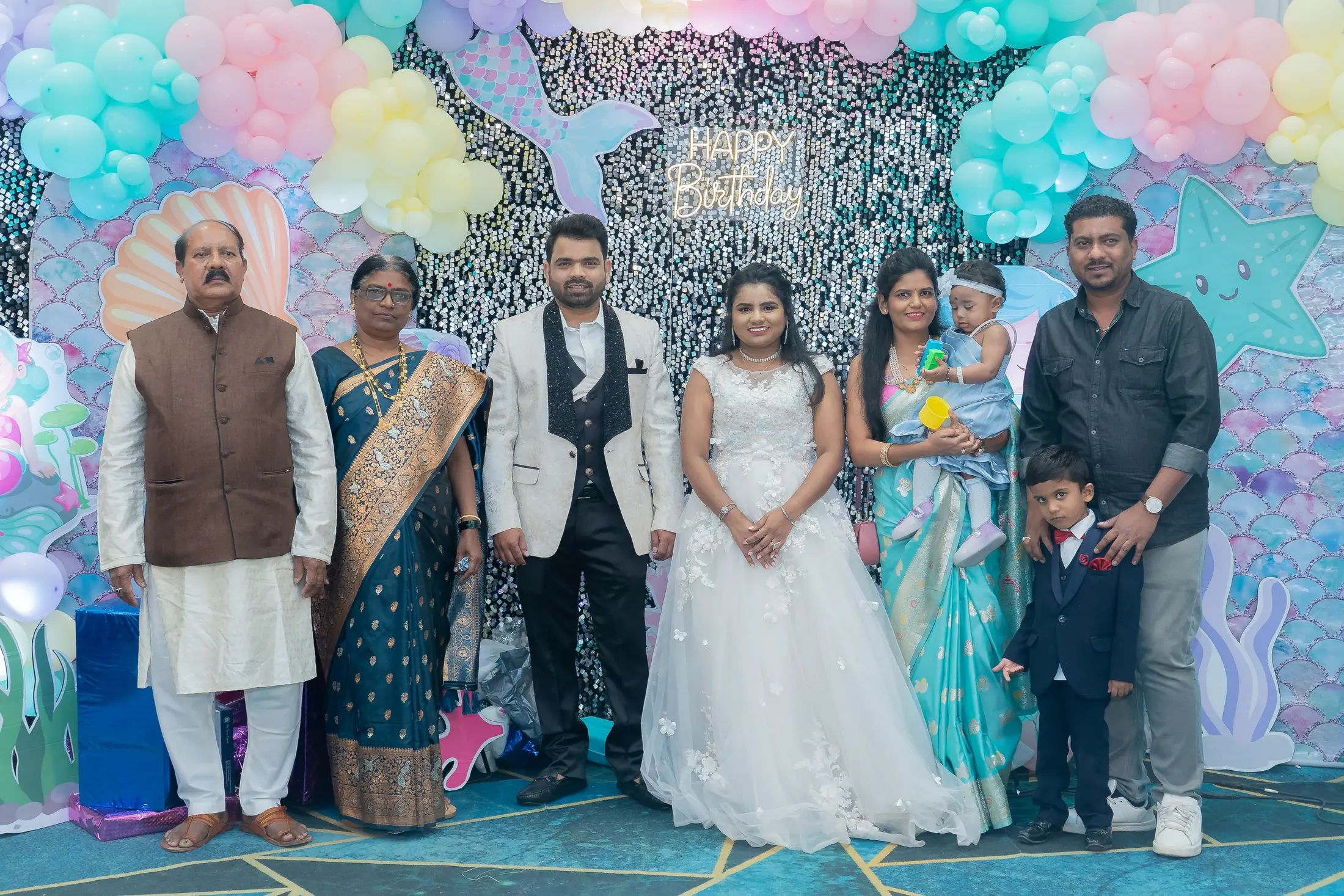 Veda birthday celebration portrait 37