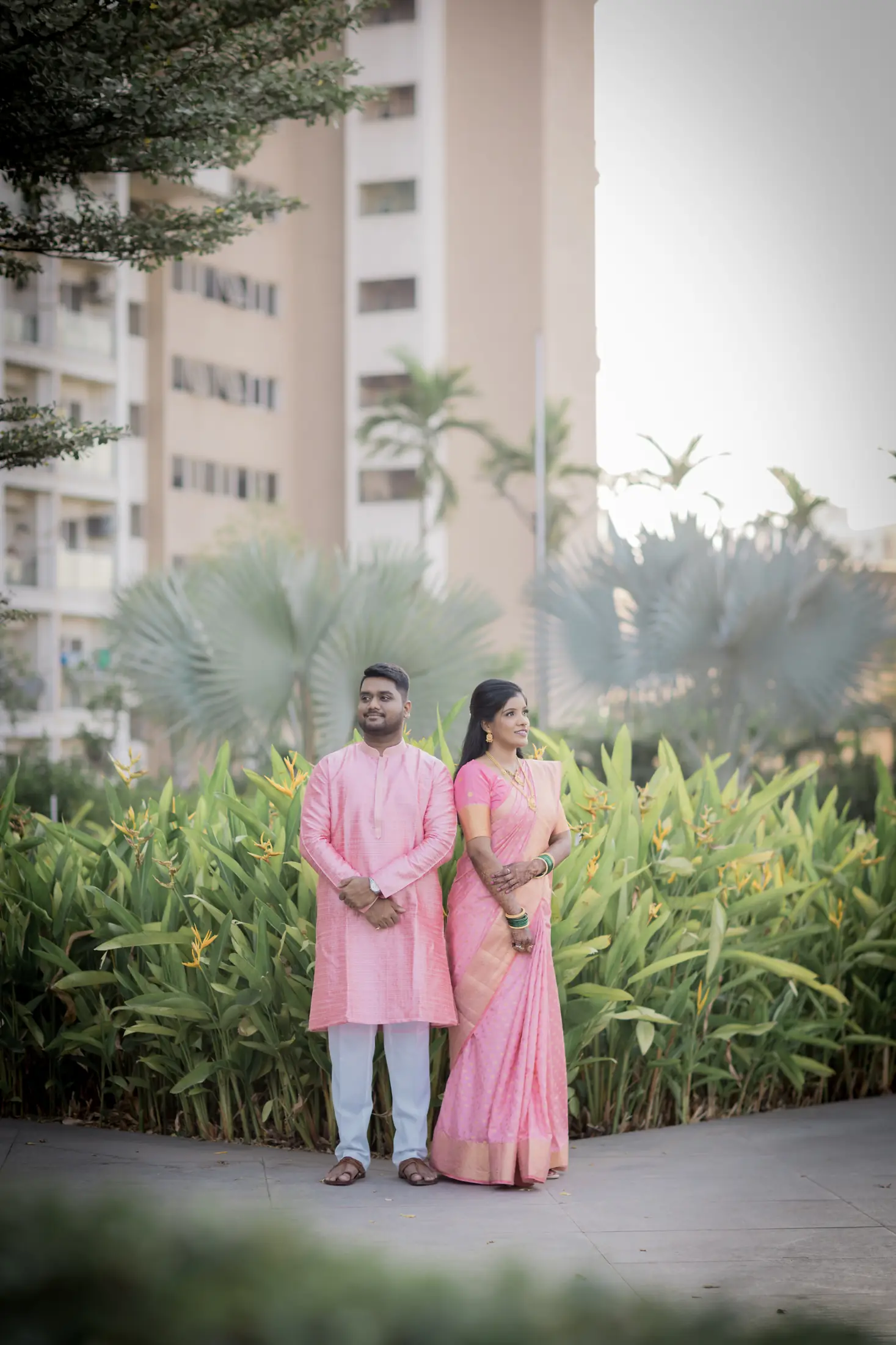 Abhijeet and Pooja engagement portrait 3
