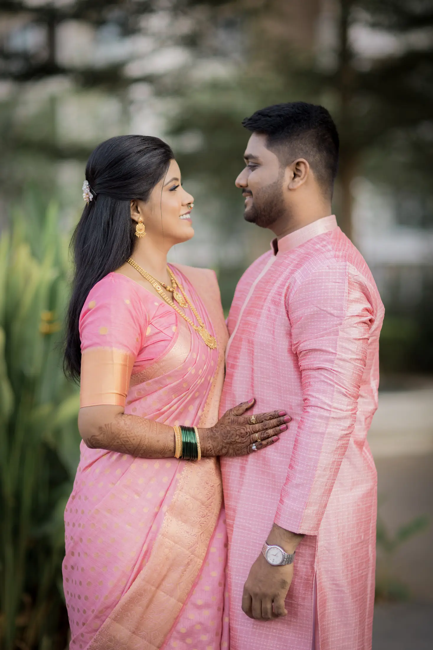Abhijeet and Pooja engagement portrait 10