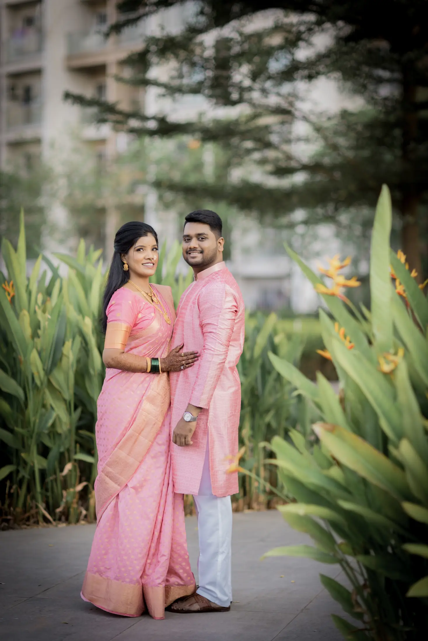 Abhijeet and Pooja engagement portrait 11