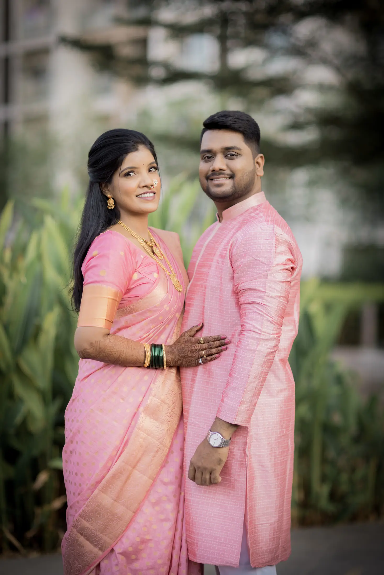 Abhijeet and Pooja engagement portrait 12