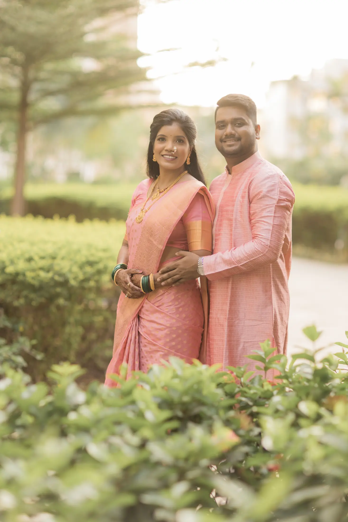 Abhijeet and Pooja engagement portrait 25