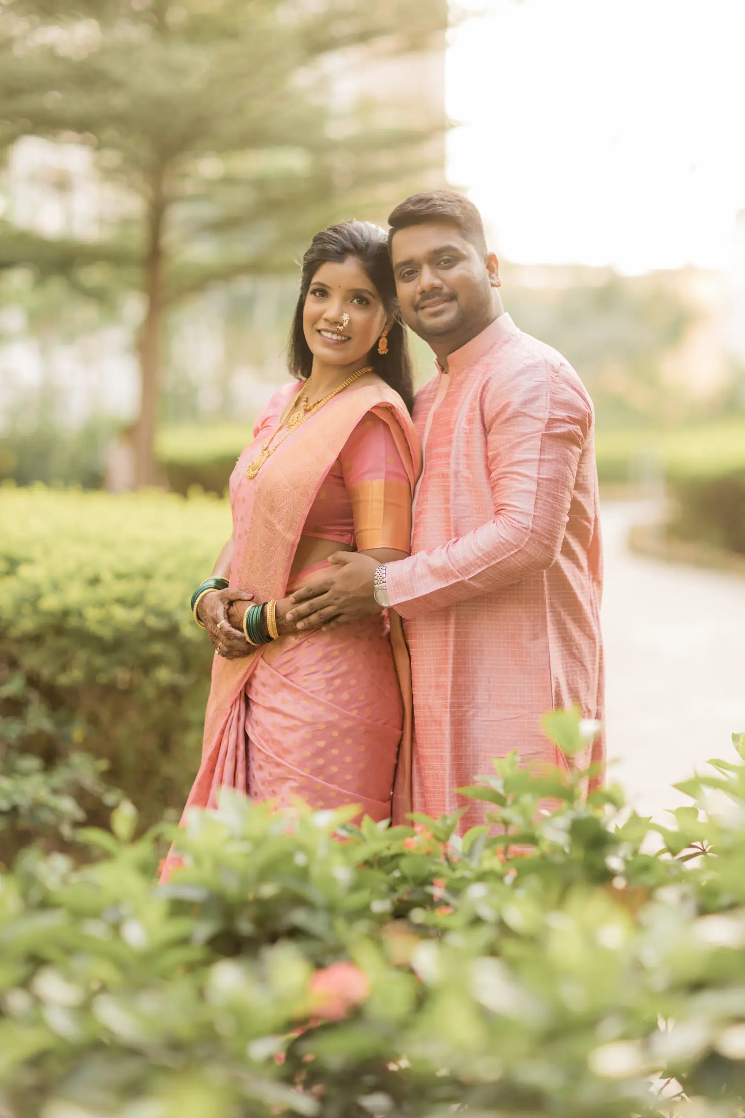 Abhijeet and Pooja engagement portrait 27