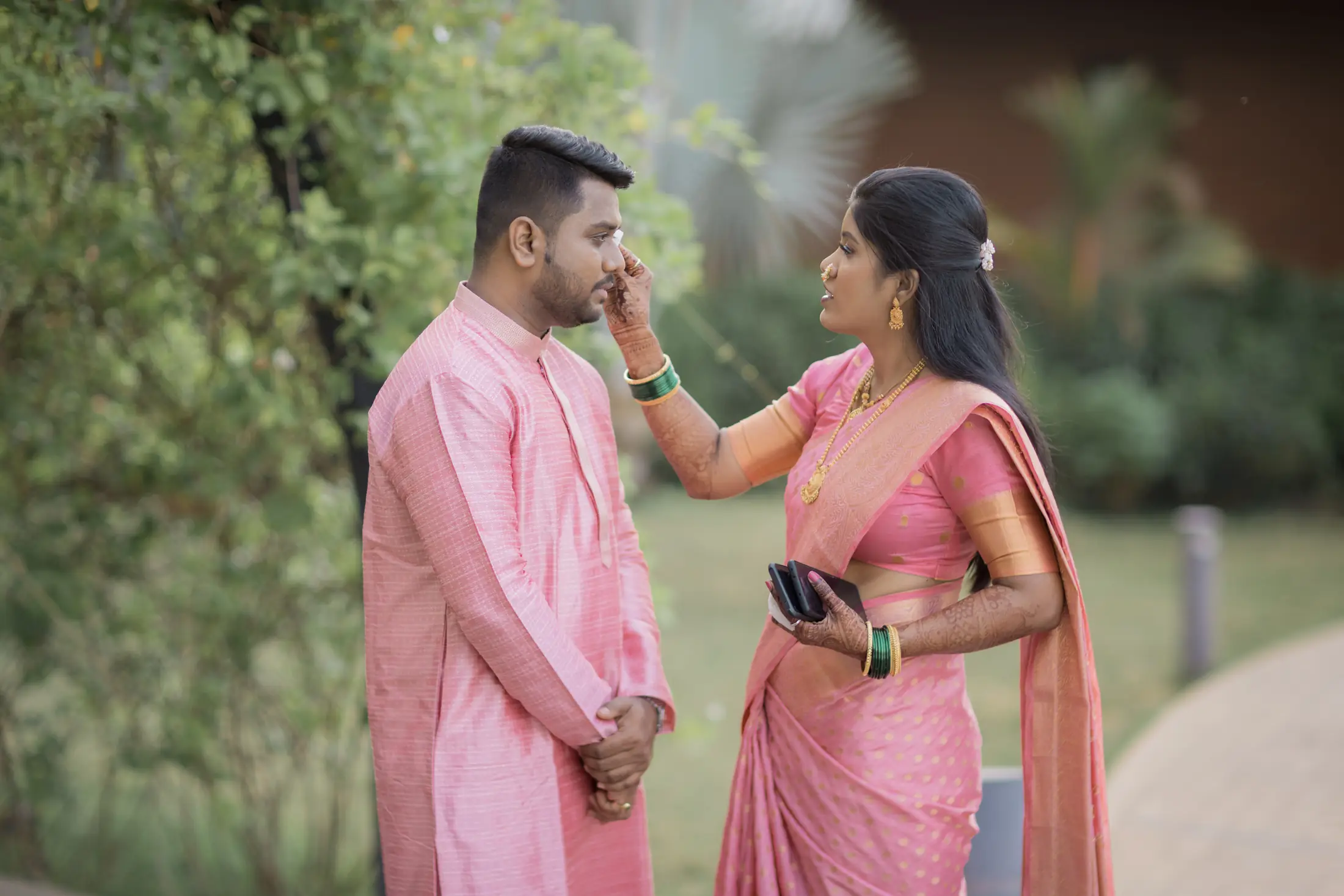 Abhijeet and Pooja engagement portrait 43