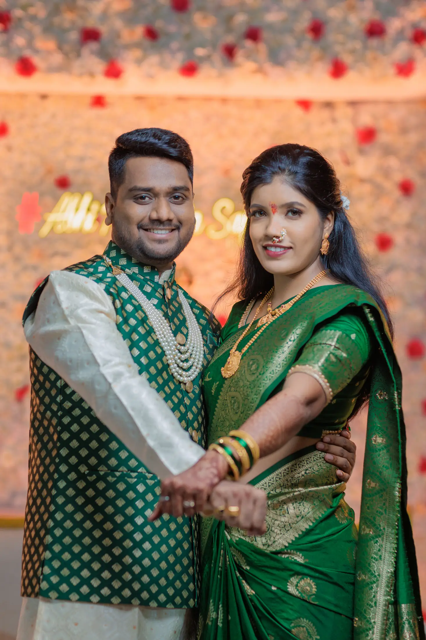 Abhijeet and Pooja engagement portrait 60