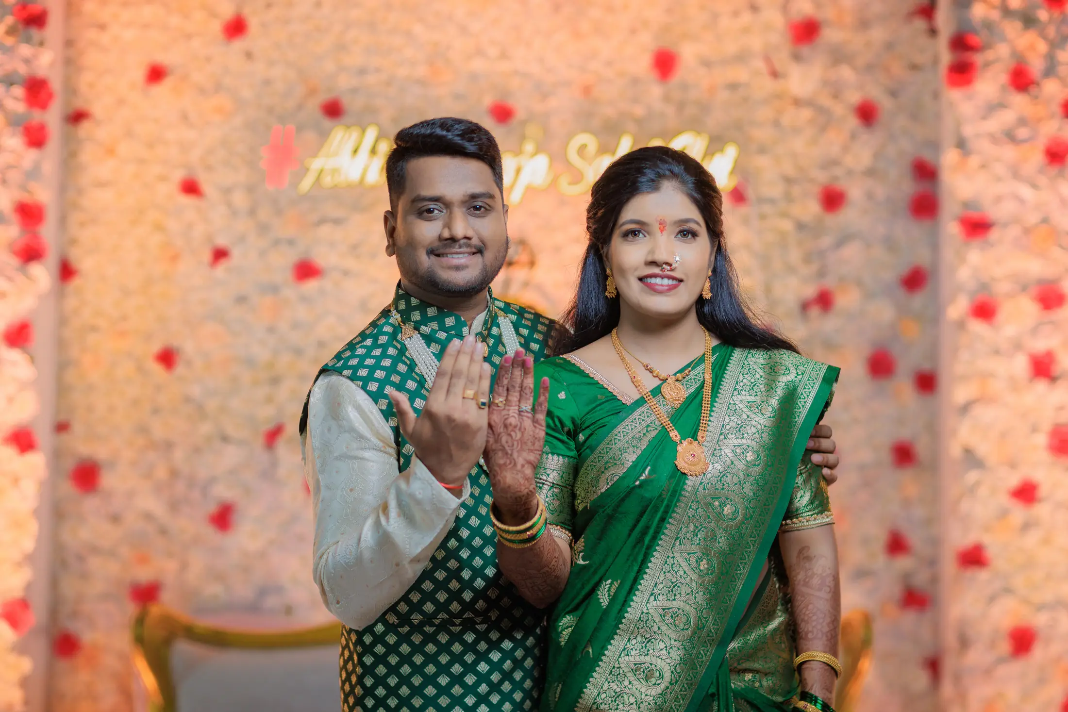 Abhijeet and Pooja engagement portrait 61