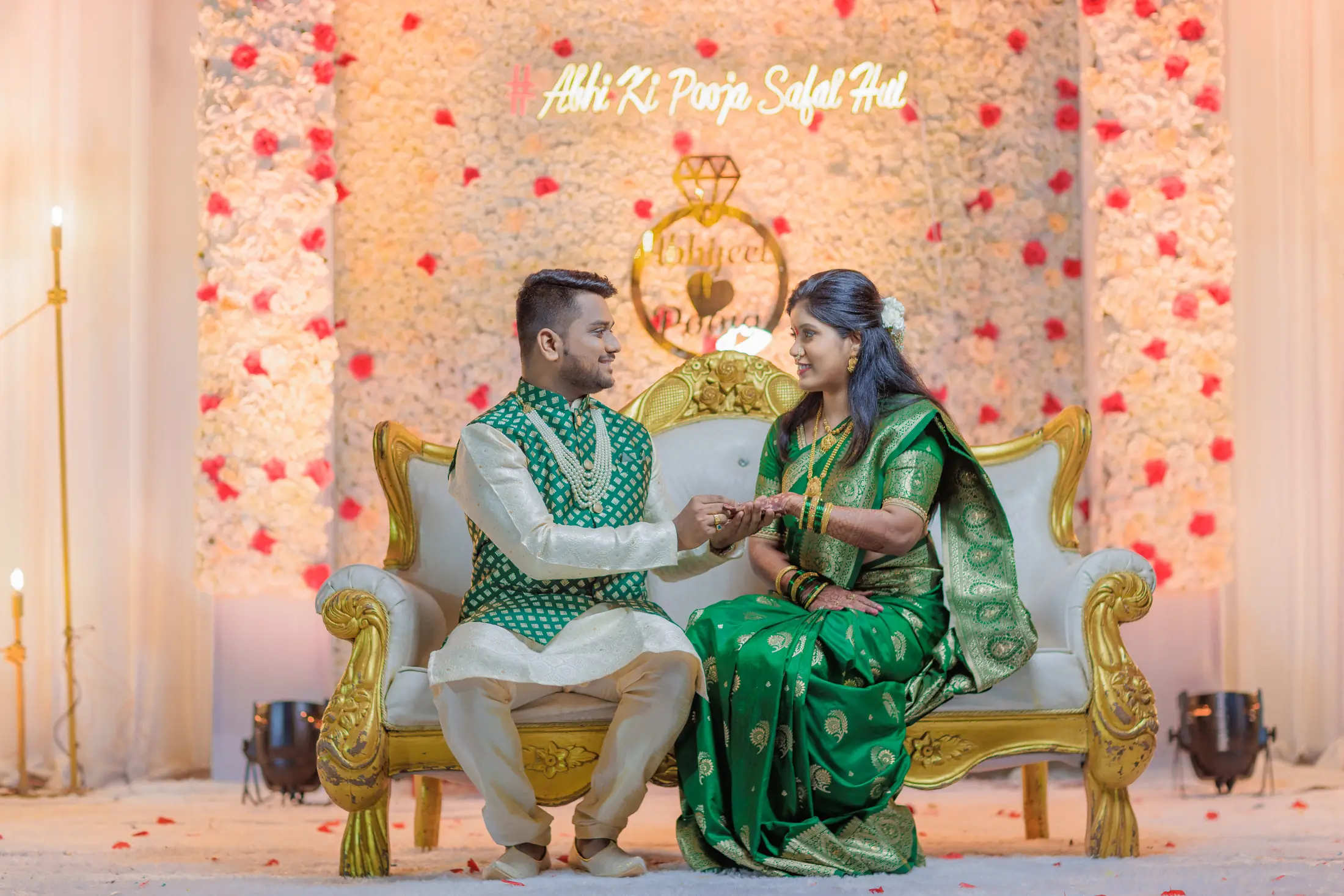 Abhijeet and Pooja engagement portrait 63