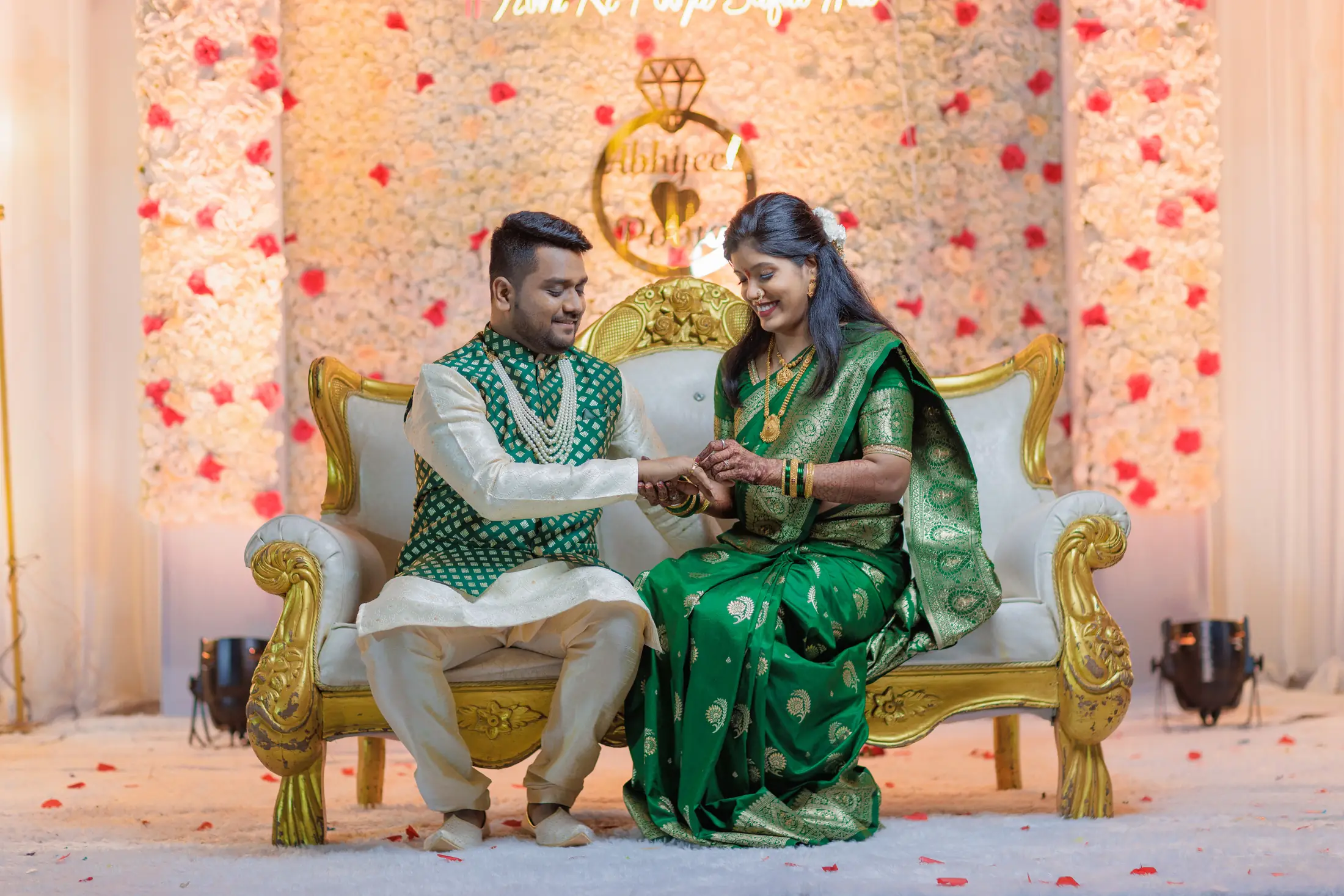 Abhijeet and Pooja engagement portrait 65