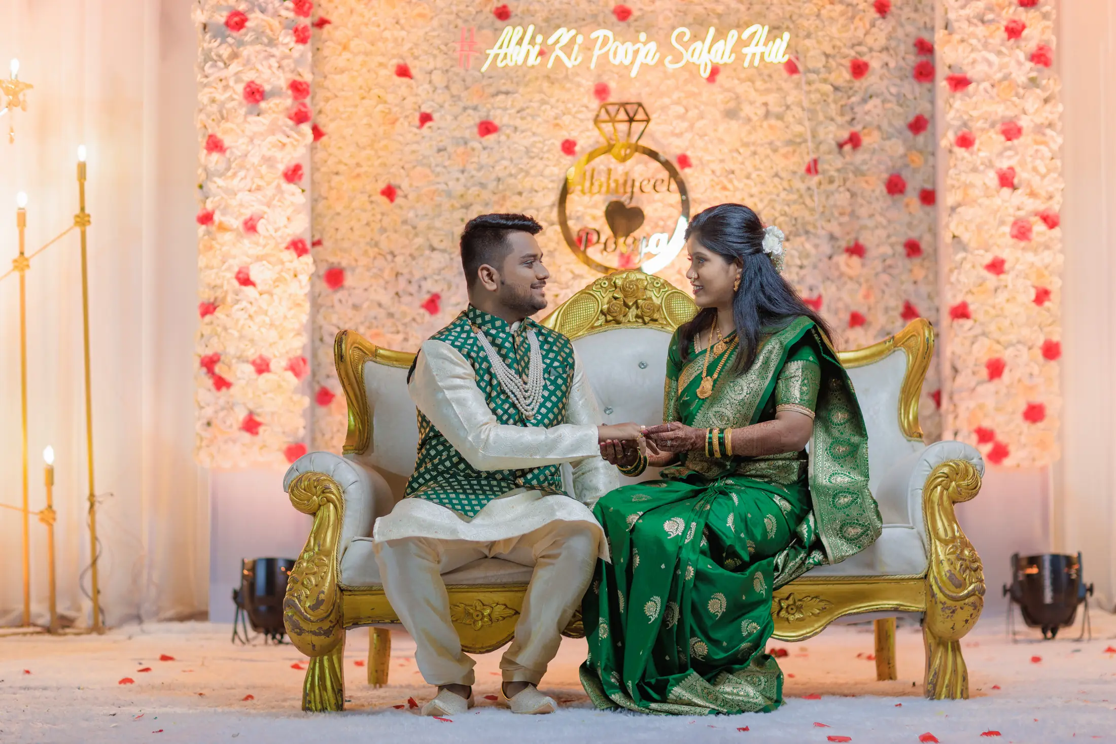Abhijeet and Pooja engagement portrait 66