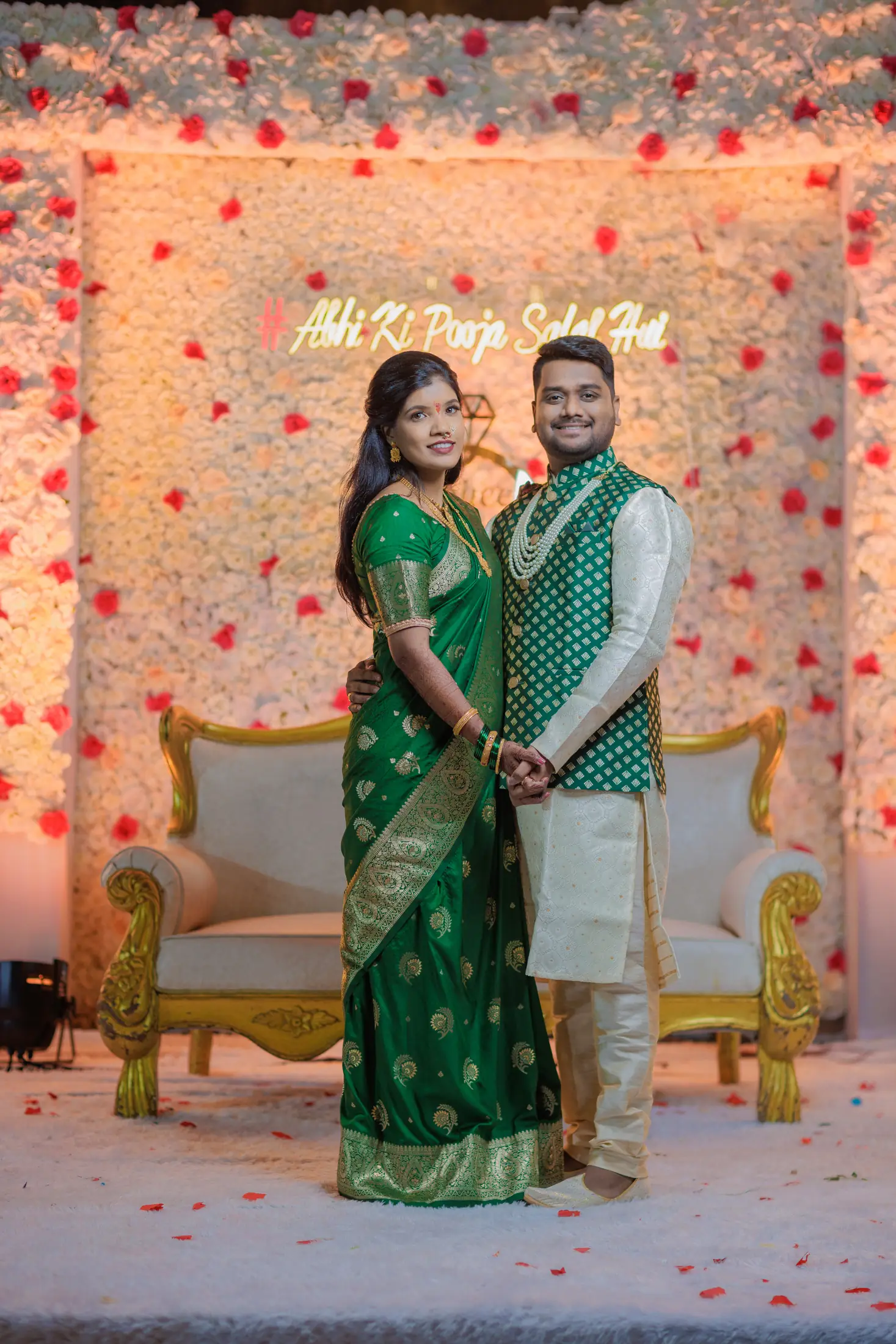 Abhijeet and Pooja engagement portrait 74